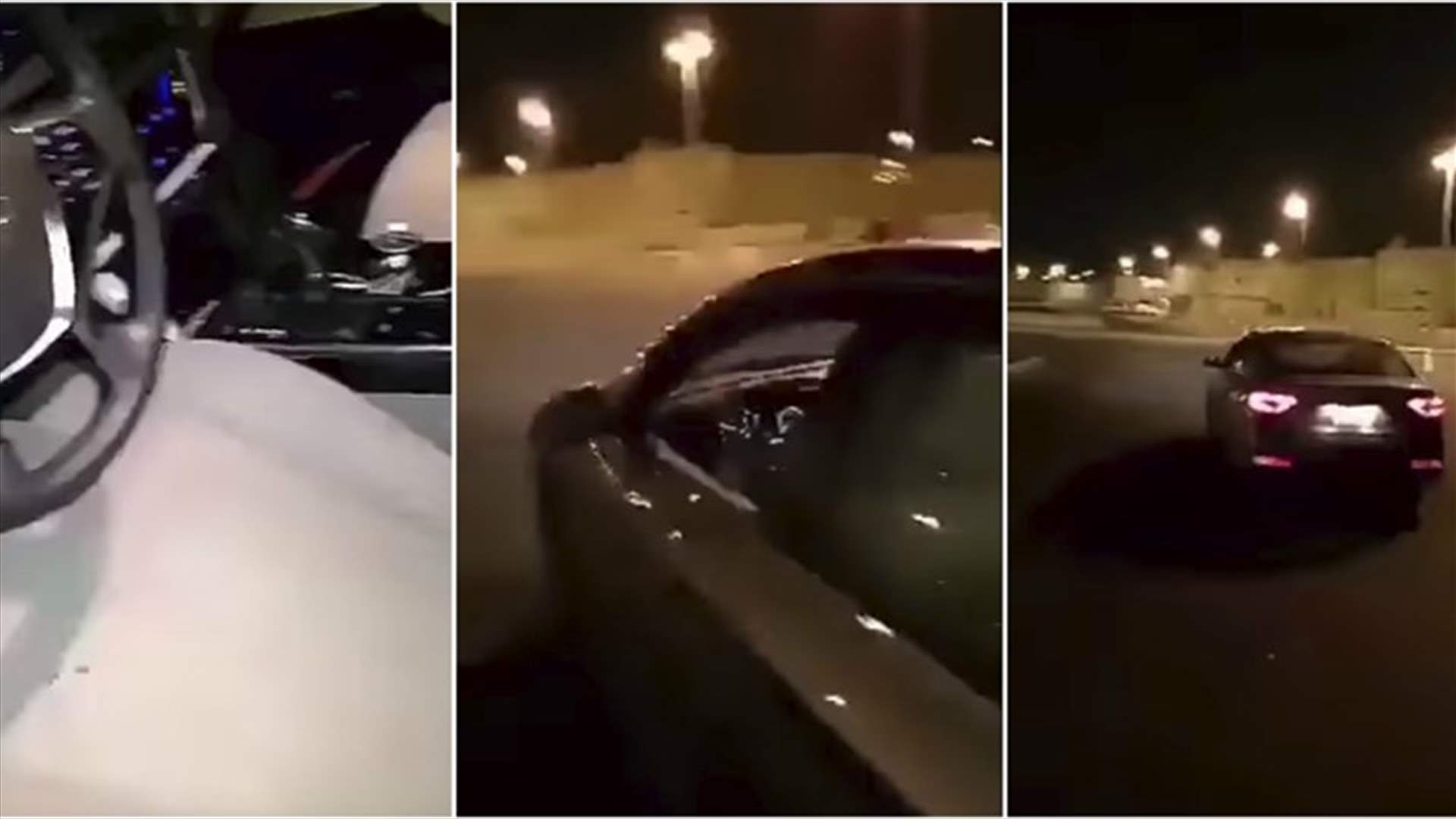 بالفيديو – سعودي يتلف سيارته الحديثة!