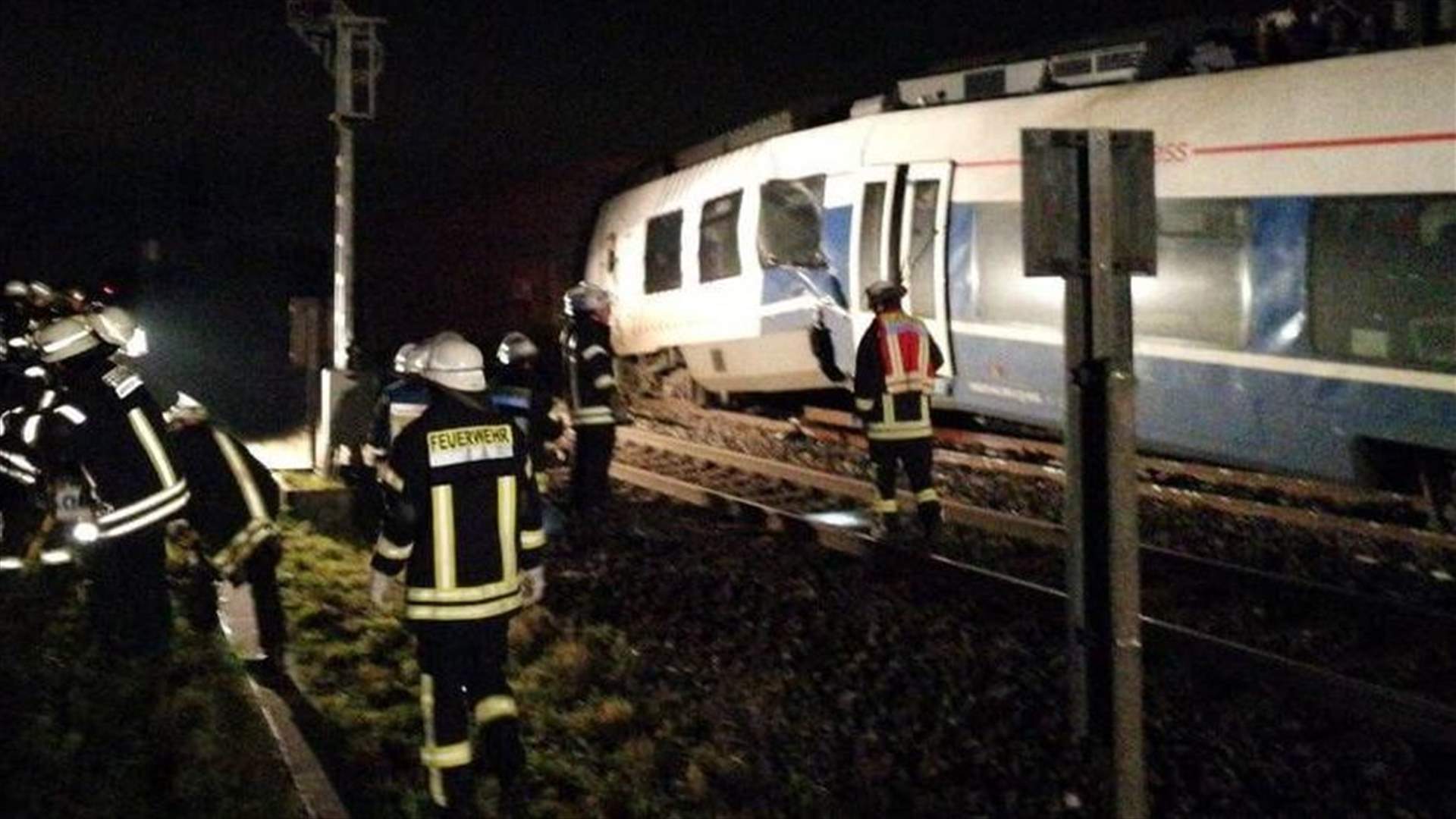 About 50 injured in Germany as trains collide near Dusseldorf