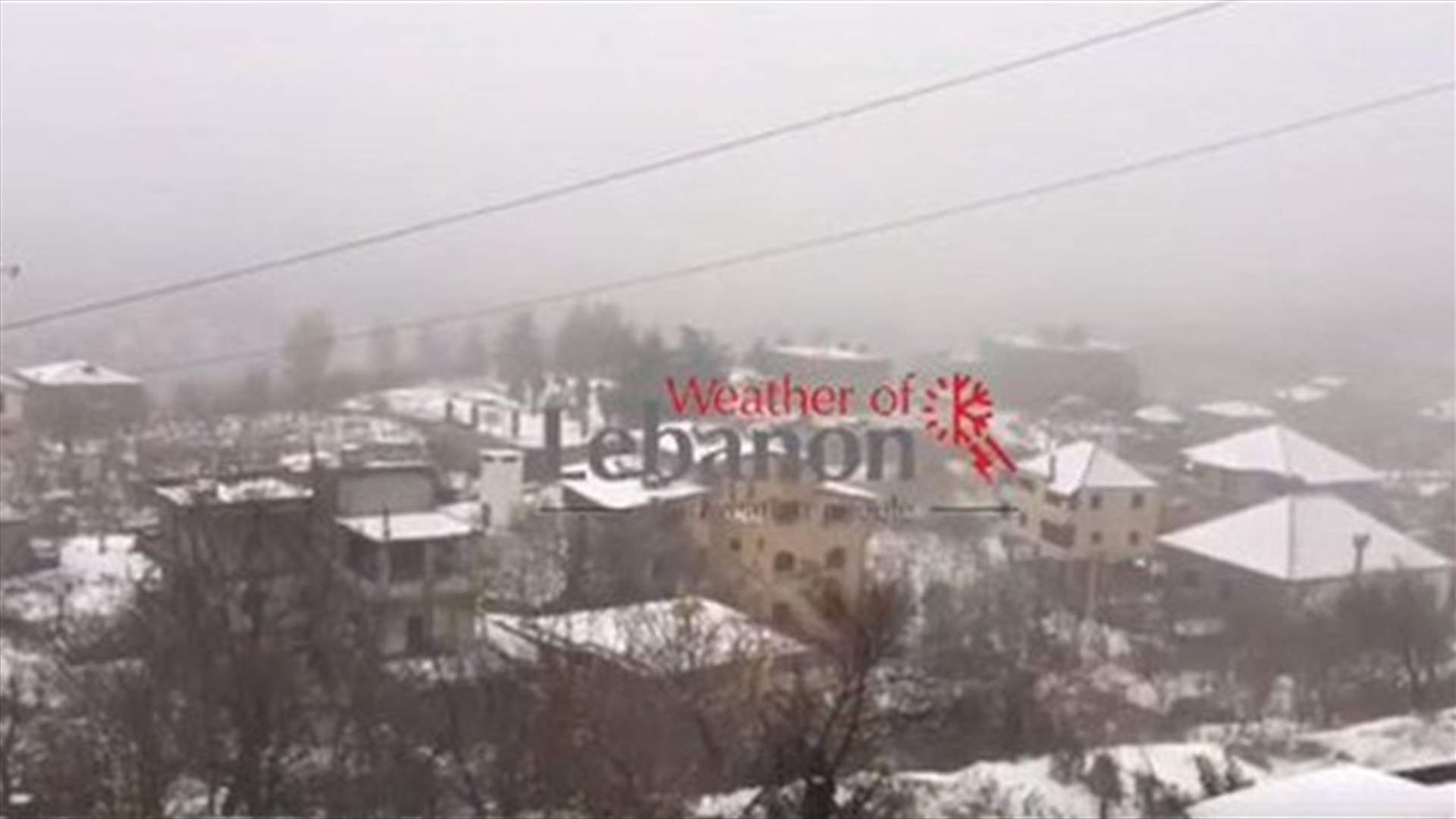 [VIDEO] Snow falls in Bekaakafra, Dinieh and Kfardibian