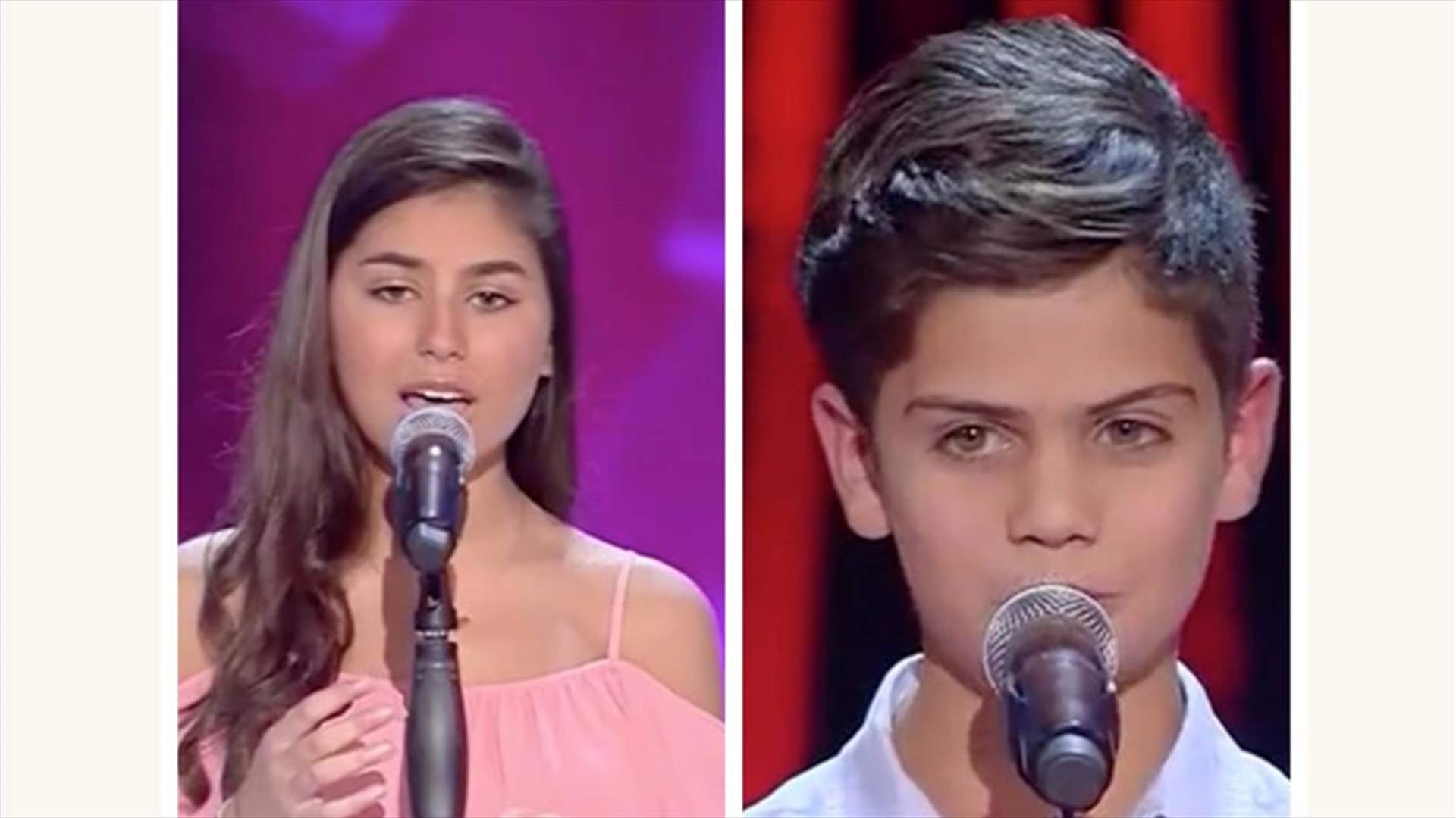 بالفيديو- موهبتان لبنانيتان تبهران لجنة تحكيم The Voice Kids... تعرفوا اليهما!