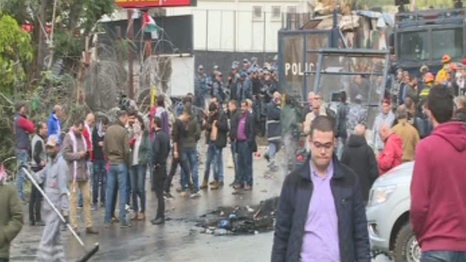 عدد من الموقوفين في تظاهرة عوكر