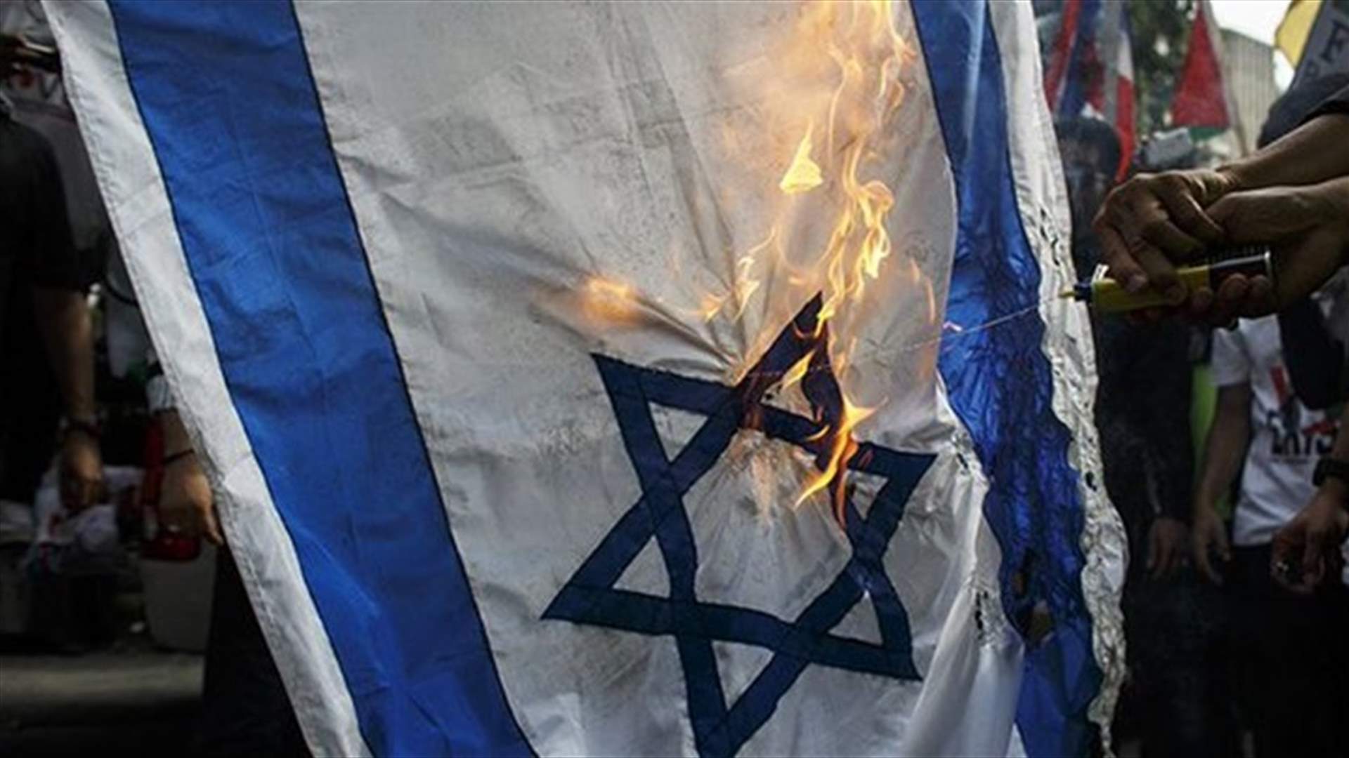 Anti-Semitism has no place in Germany, minister says after Israeli flags burned