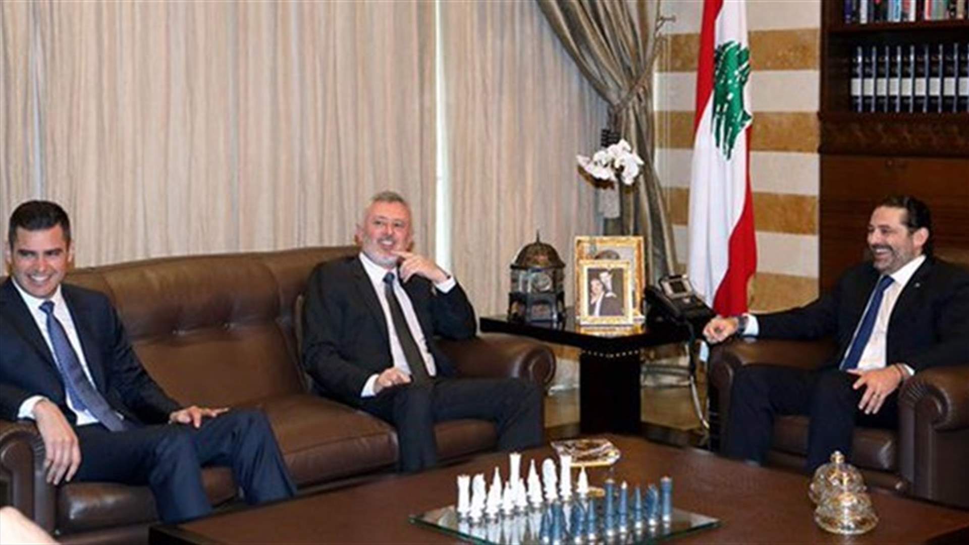 PM Hariri meets with MP Frangieh in Bayt Al-Wasat
