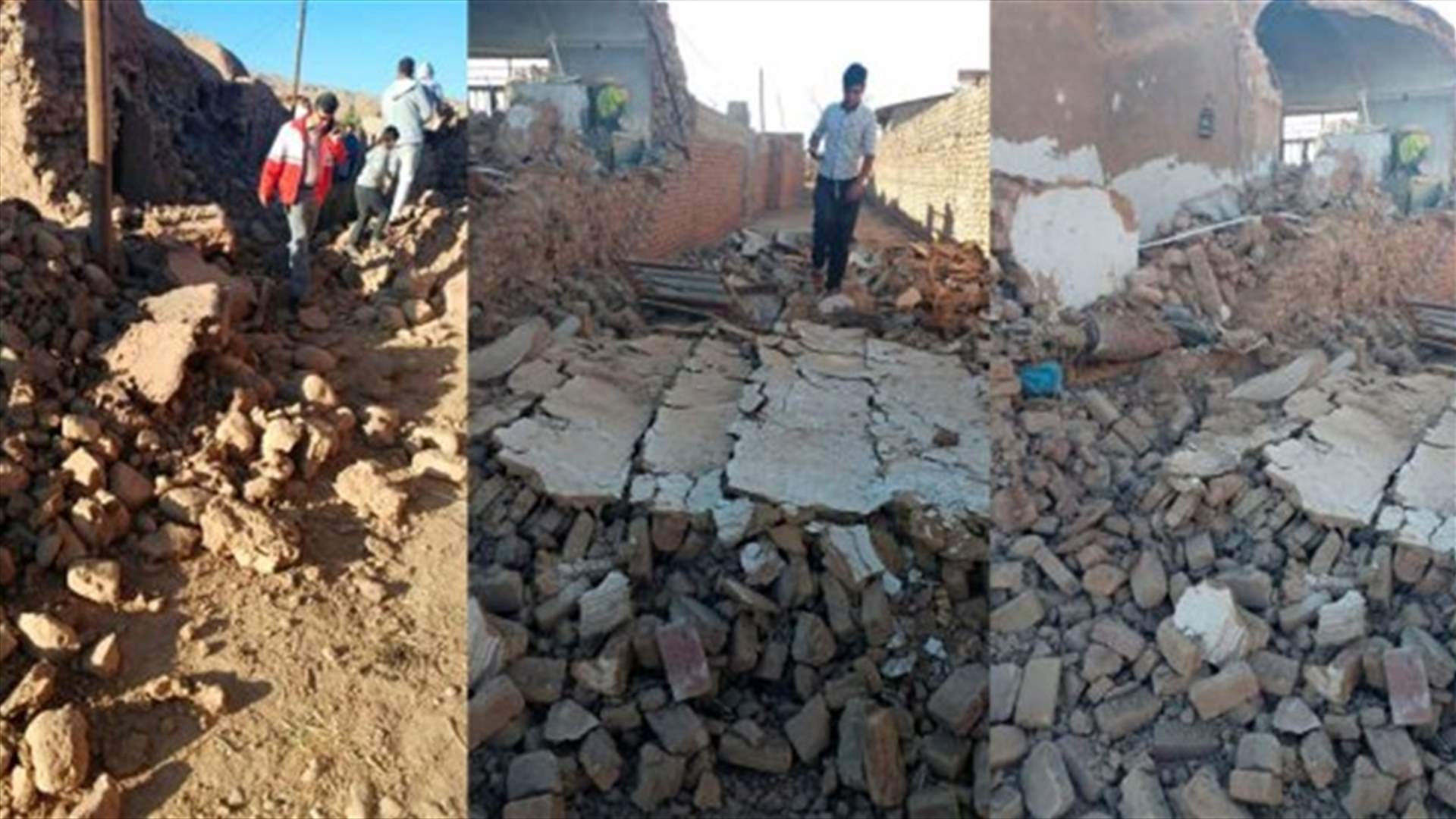 زلزال شدته 6.2 درجة يضرب إيران