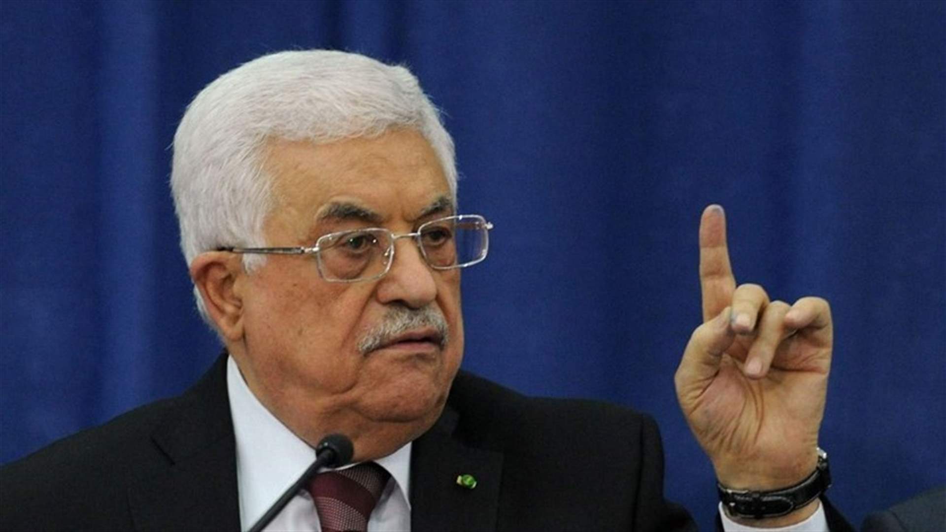 Palestine&#39;s Abbas says Washington could no longer be an honest broker
