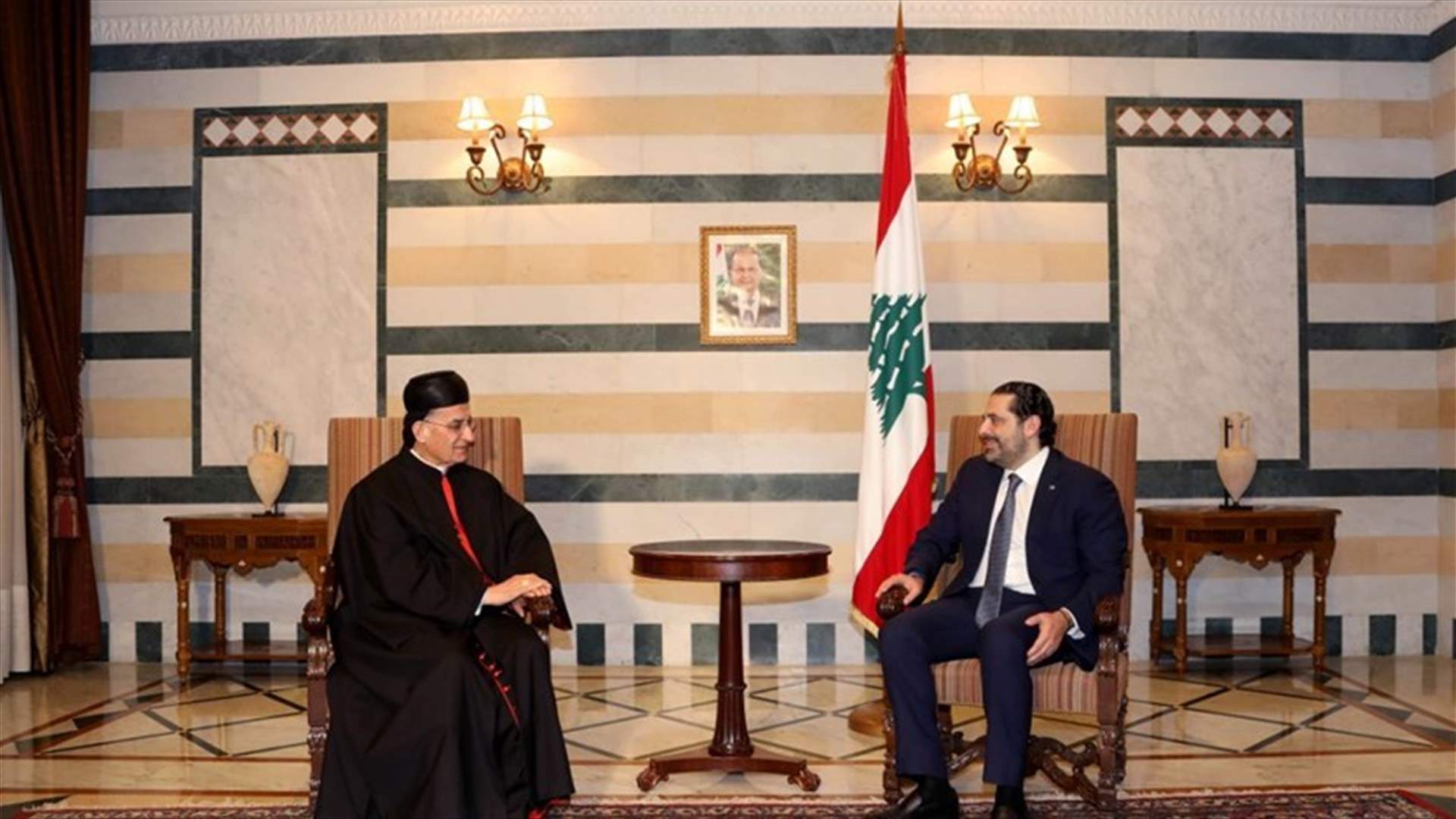 Patriarch Rai meets with PM Hariri, discusses disassociation policy