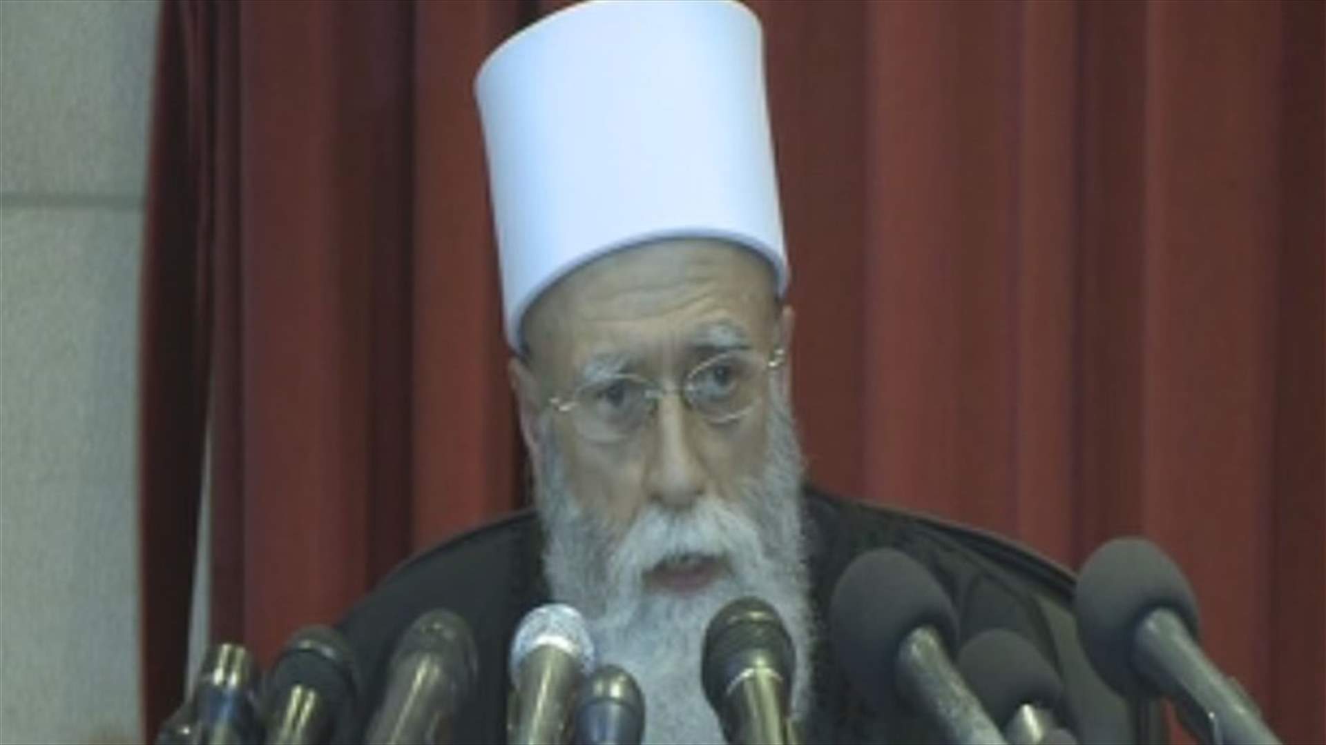 الشيخ نعيم حسن من بكركي: رسالتنا اليوم ان القدس مدينة السلام