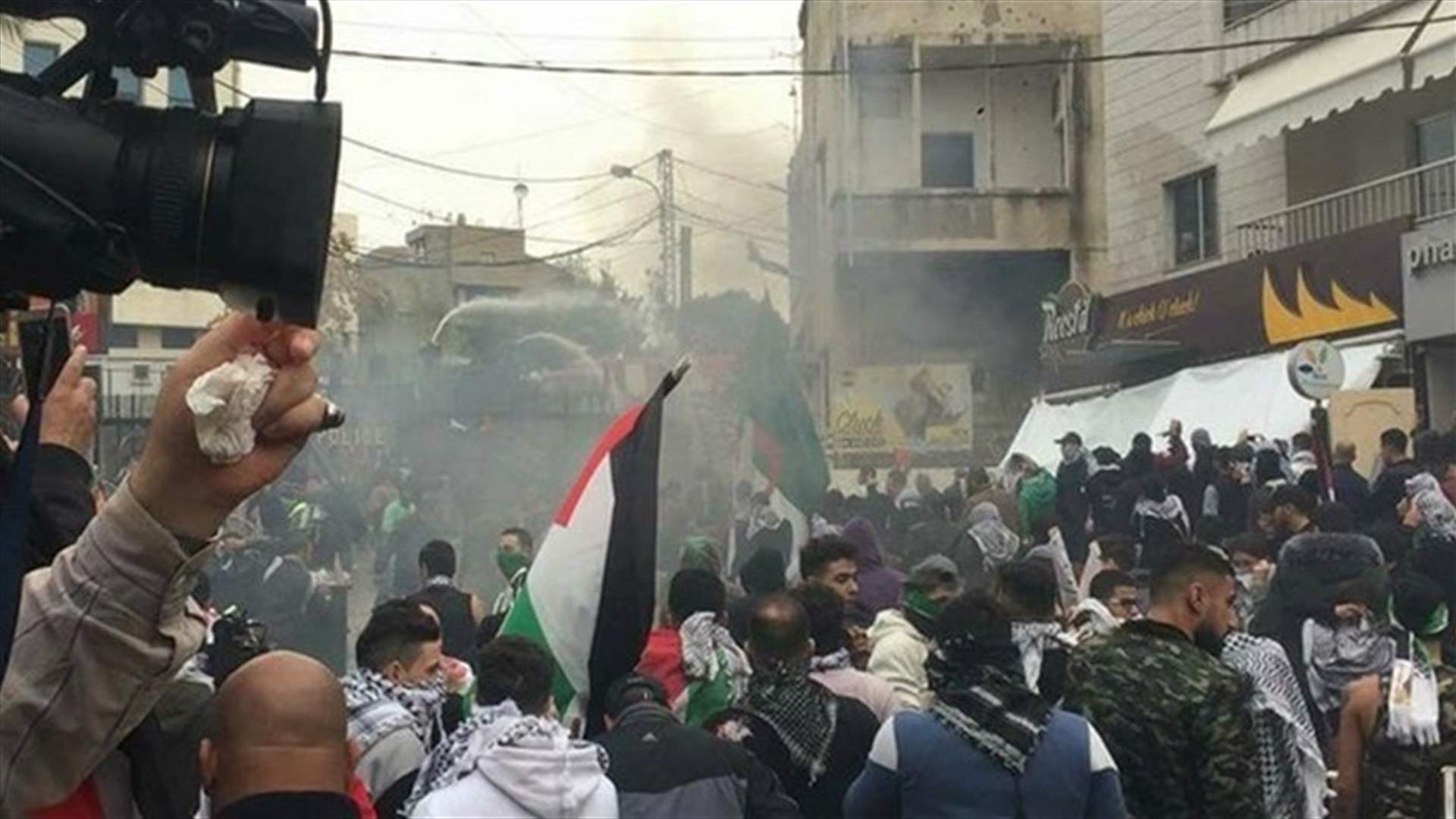 ستة موقوفين من التظاهرة امام السفارة الأميركية مثلوا أمام المحكمة العسكرية