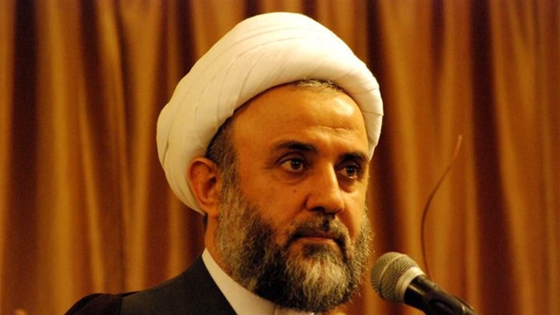 Sheikh Qaouq: We will give full support to Palestine