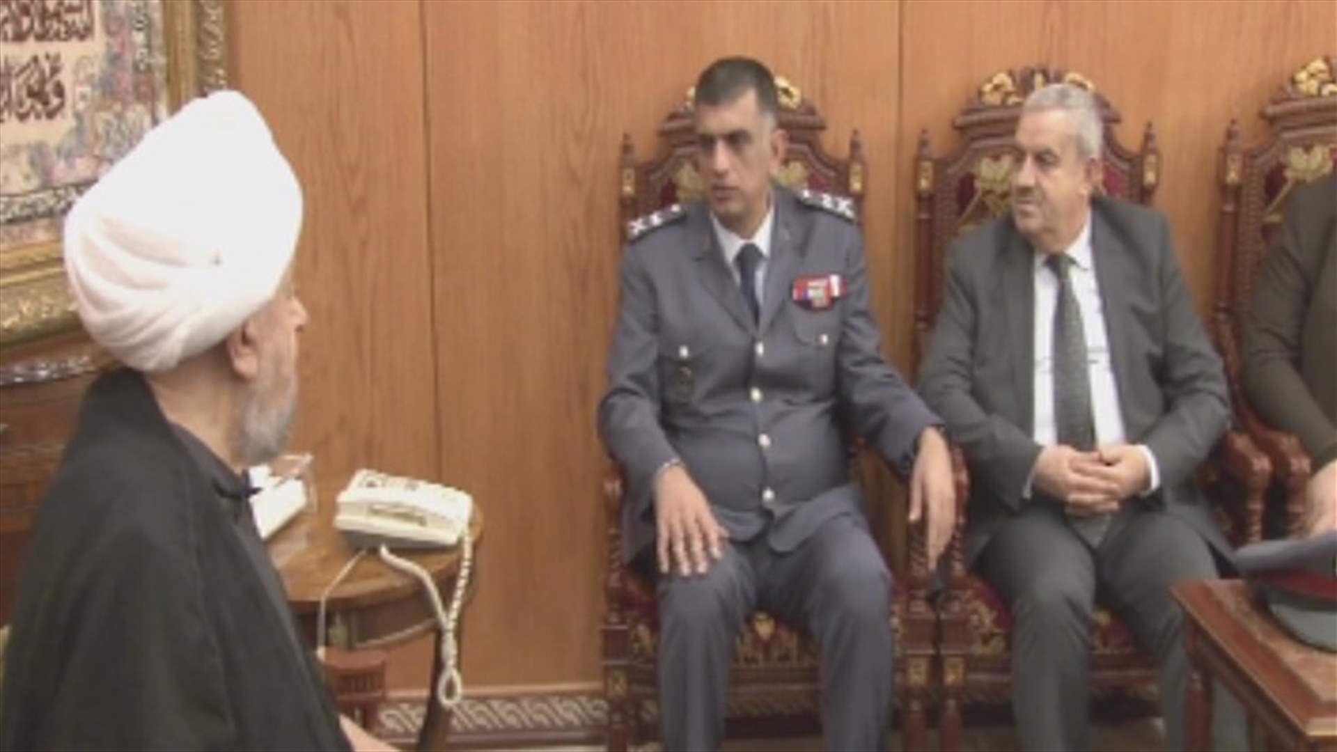 قبلان بعد لقائه اللواء عثمان: نبارك كل مسعى يسهم في مكافحة الفوضى والجرائم