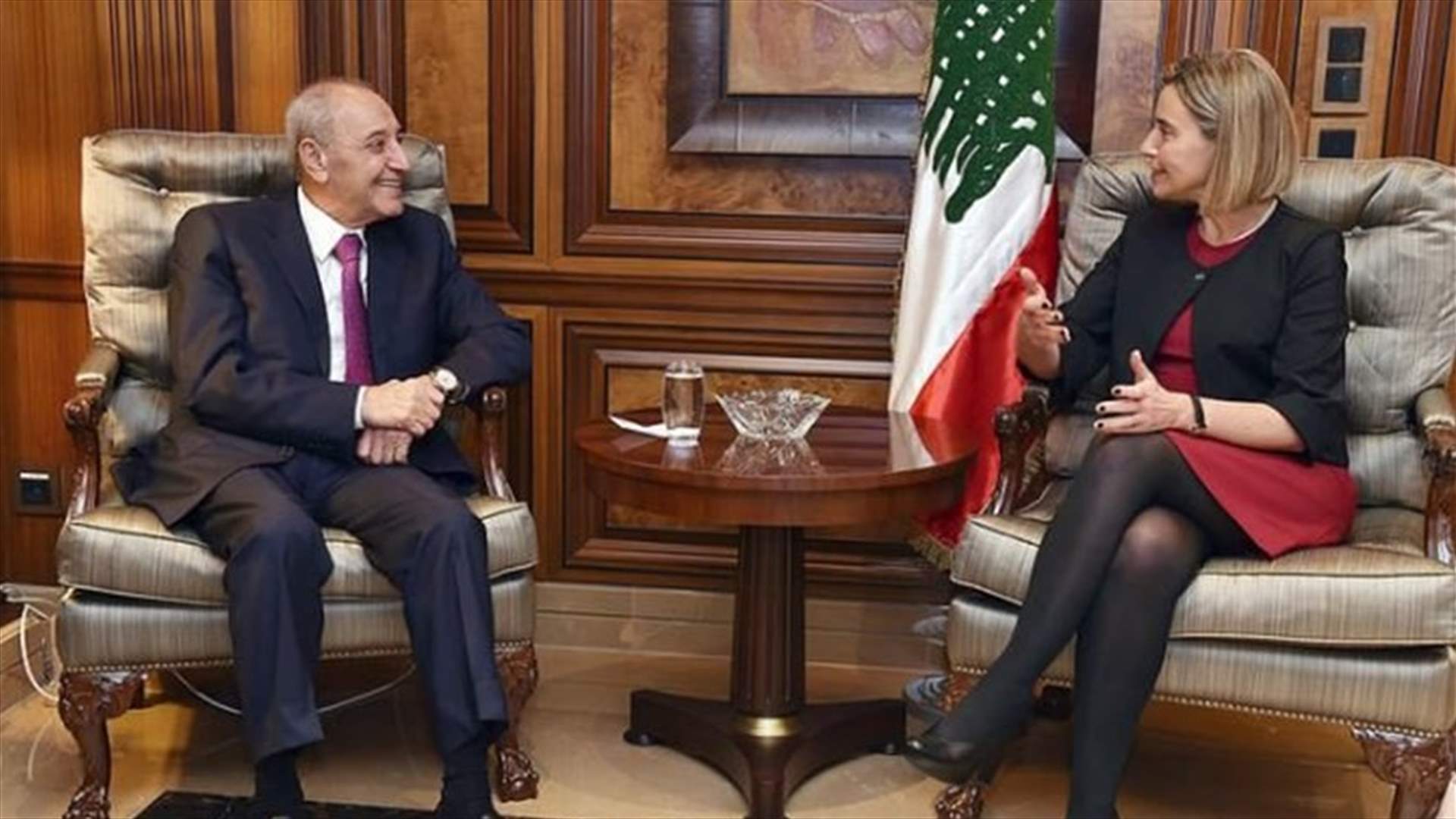 موغيريني التقت بري: أردت أن تكون الزيارة الآن للتأكيد على وقوفنا الى جانب لبنان