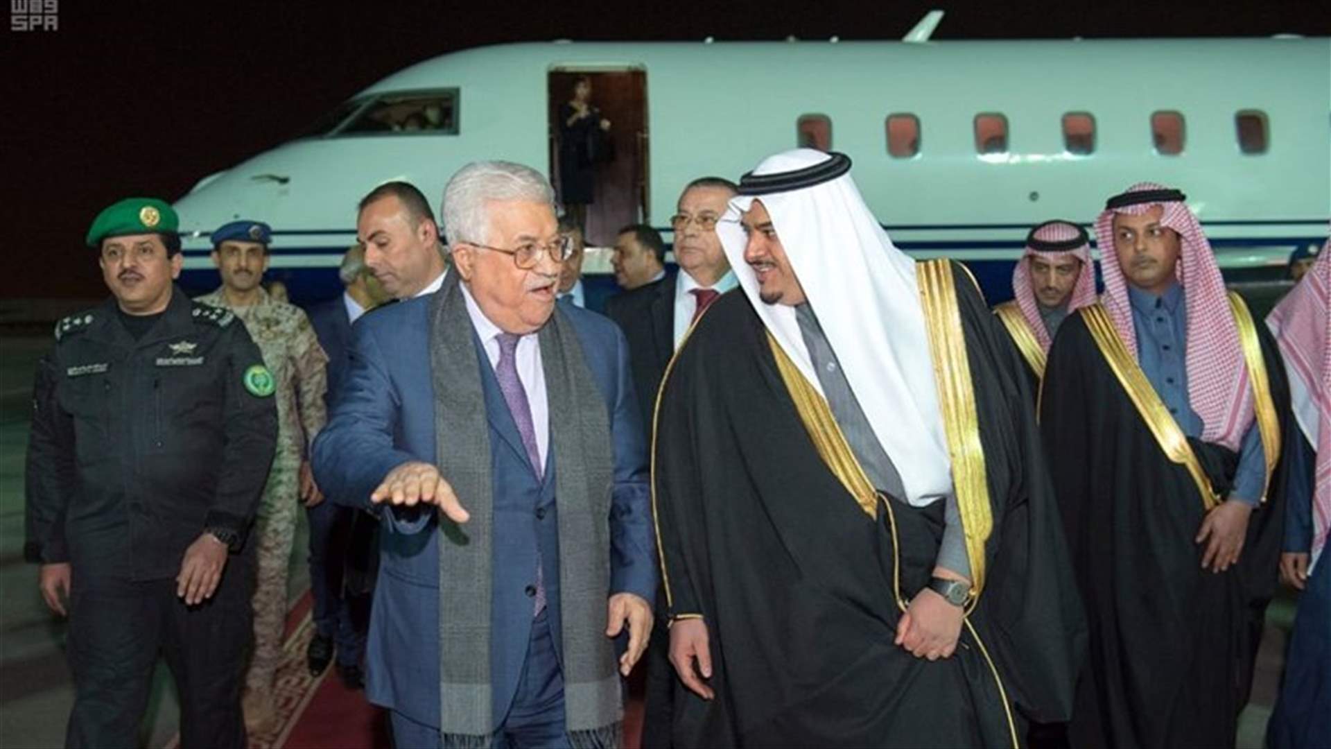 بالصور- الرئيس الفلسطيني في الرياض