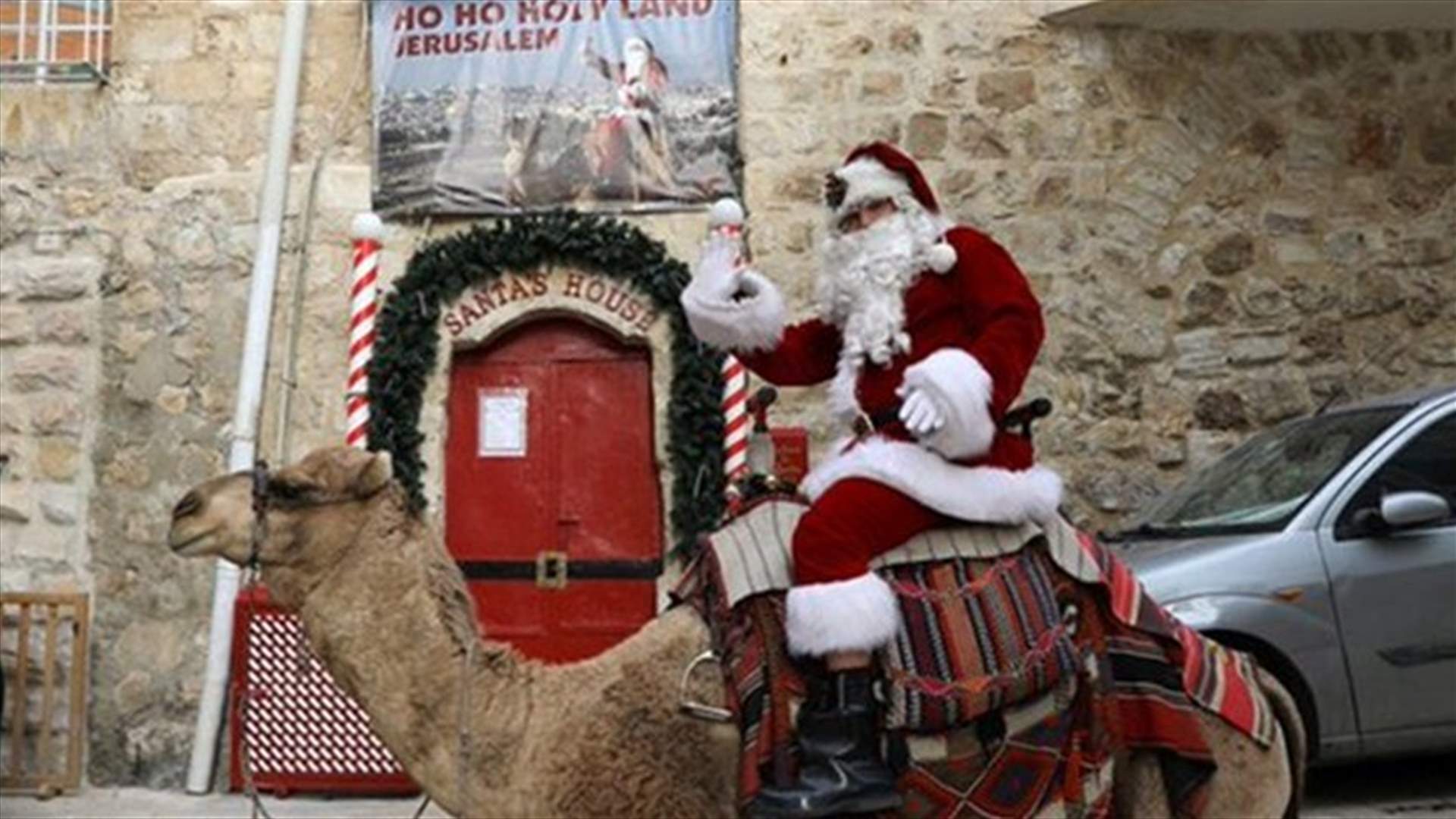 Jerusalem 'Santa' offers free Christmas trees to residents