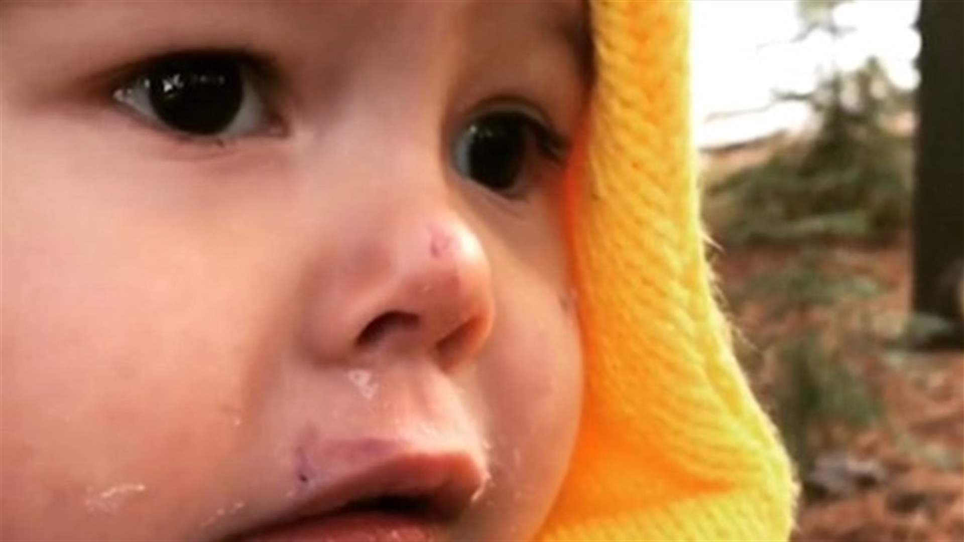 بالفيديو – طفل يصاب بنوبة بكاء... بسبب شجرة عيد الميلاد!