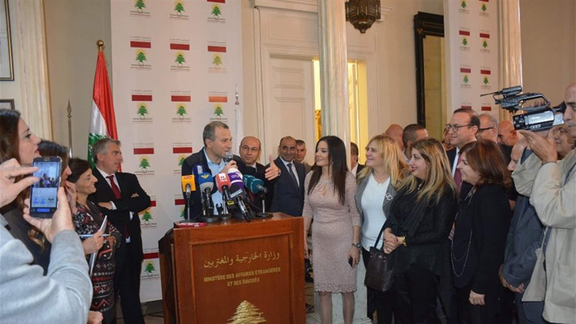 باسيل: ما يهمنا إعادة النازحين وتثبيت اللبنانيين بوطنهم