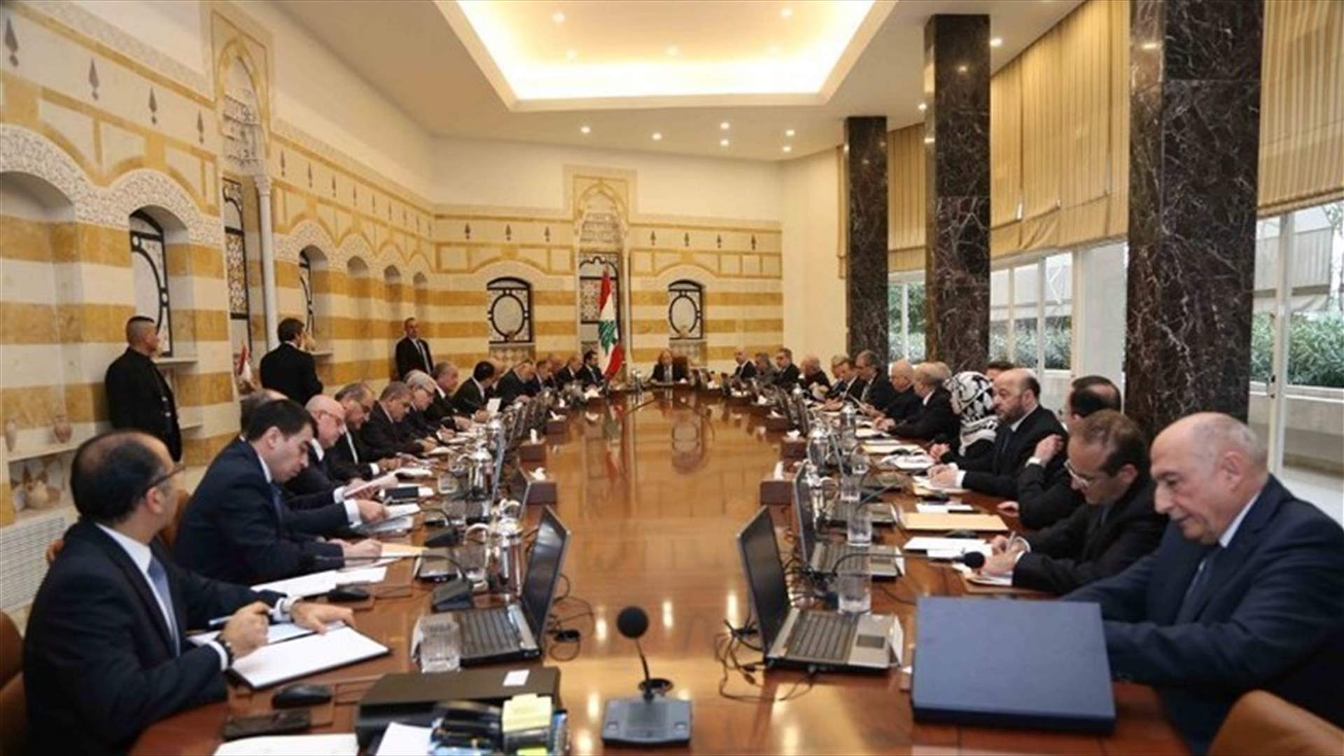 الجمهورية: جلسة لمجلس الوزراء الخميس المقبل