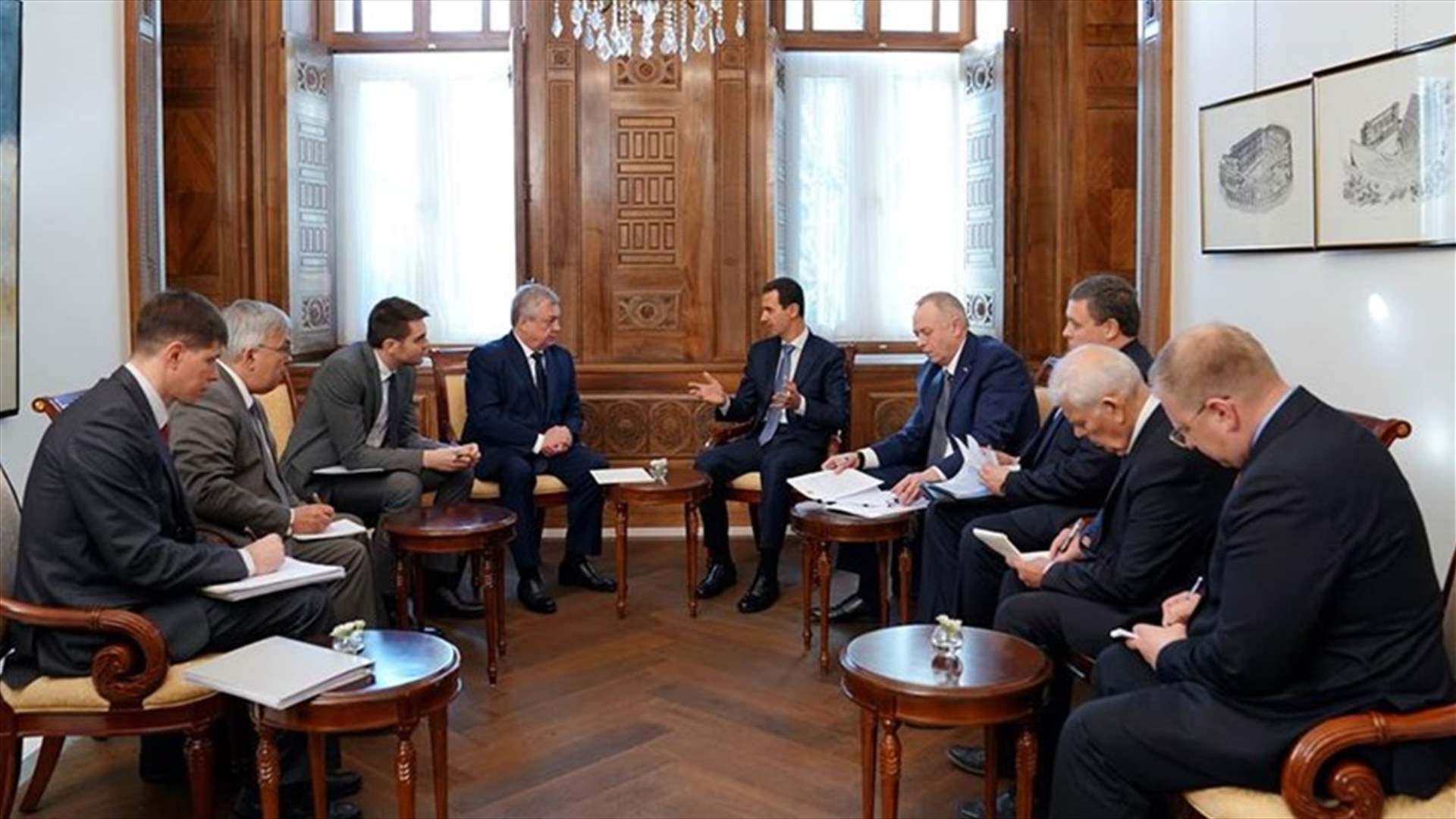 لقاء بين الأسد والمبعوث الخاص لبوتين...