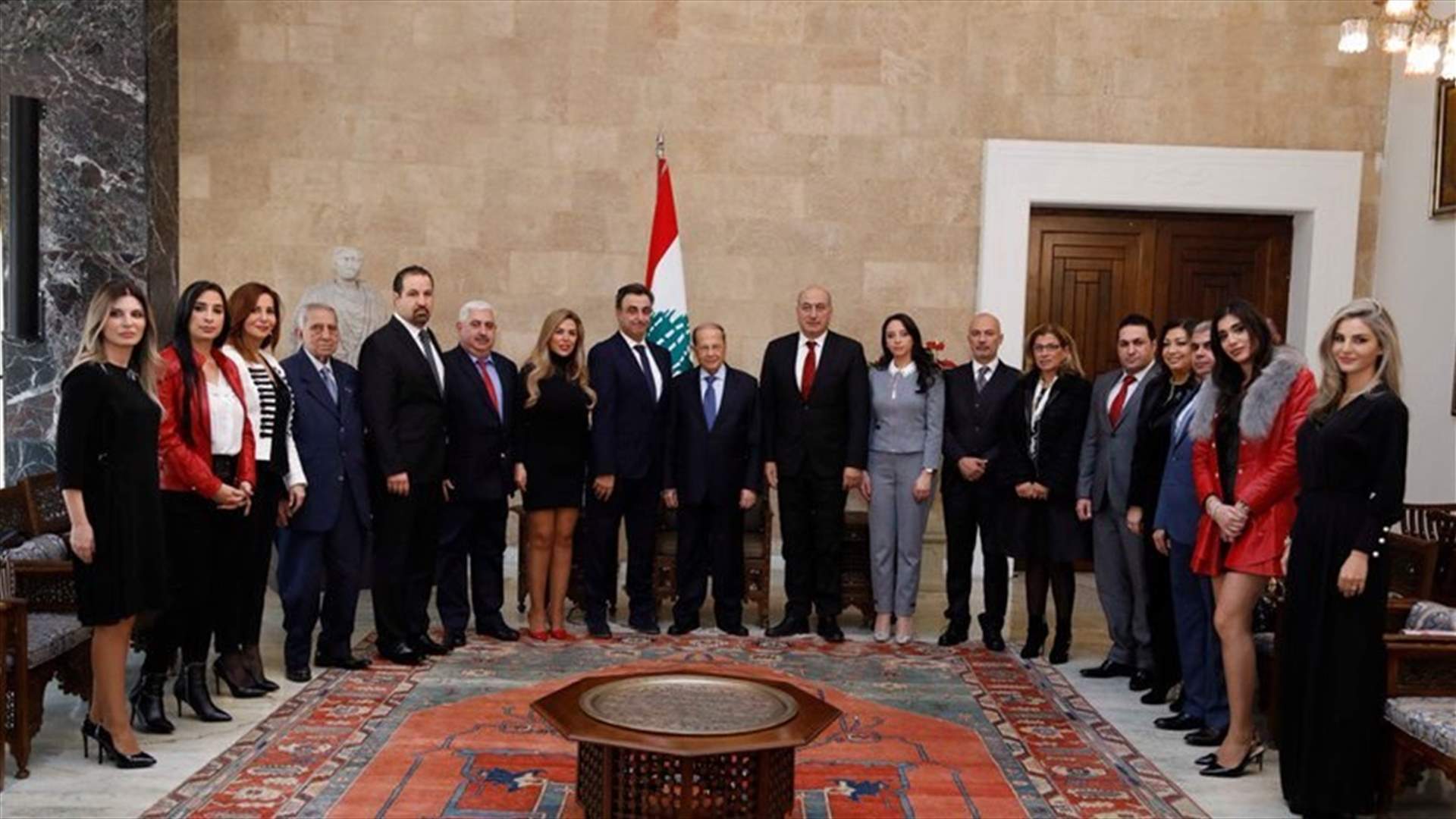 President Aoun meets with delegation from JAD association