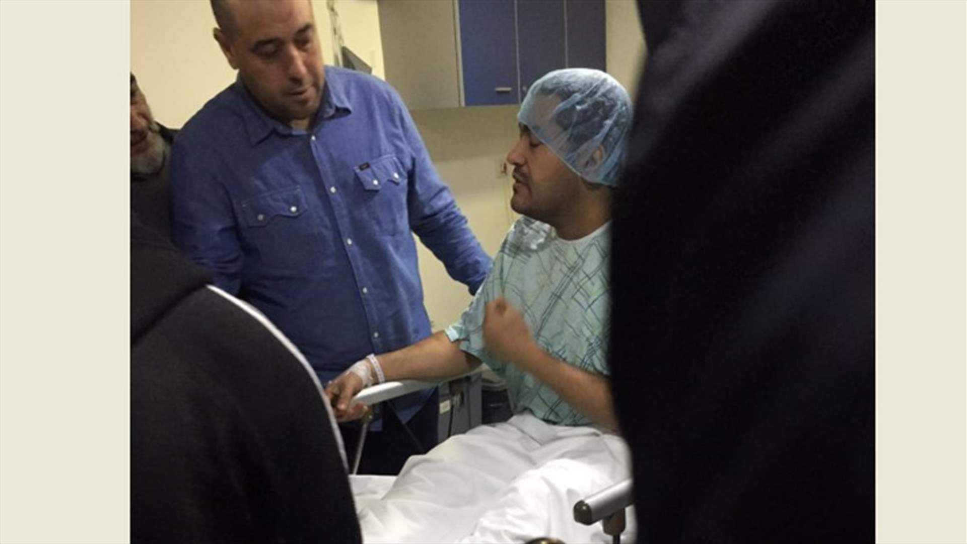 خضوع محمد حمدان لعملية جراحية بعد انفجار صيدا