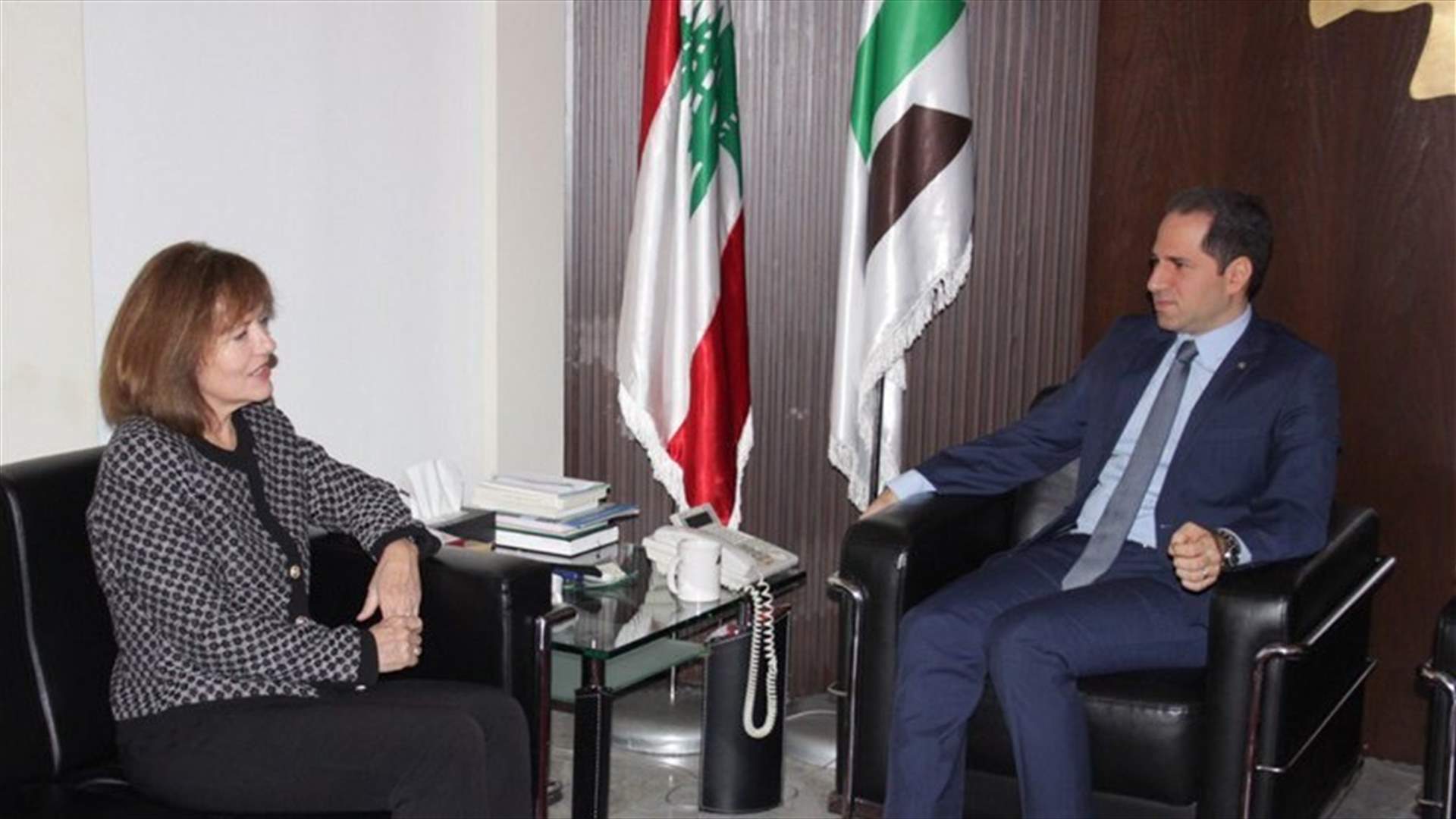 MP Gemayel meets with US ambassador in Saifi