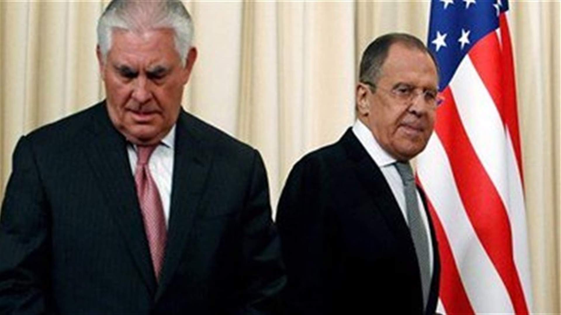 Russia&#39;s Lavrov, US&#39; Tillerson discuss  north Syria situation