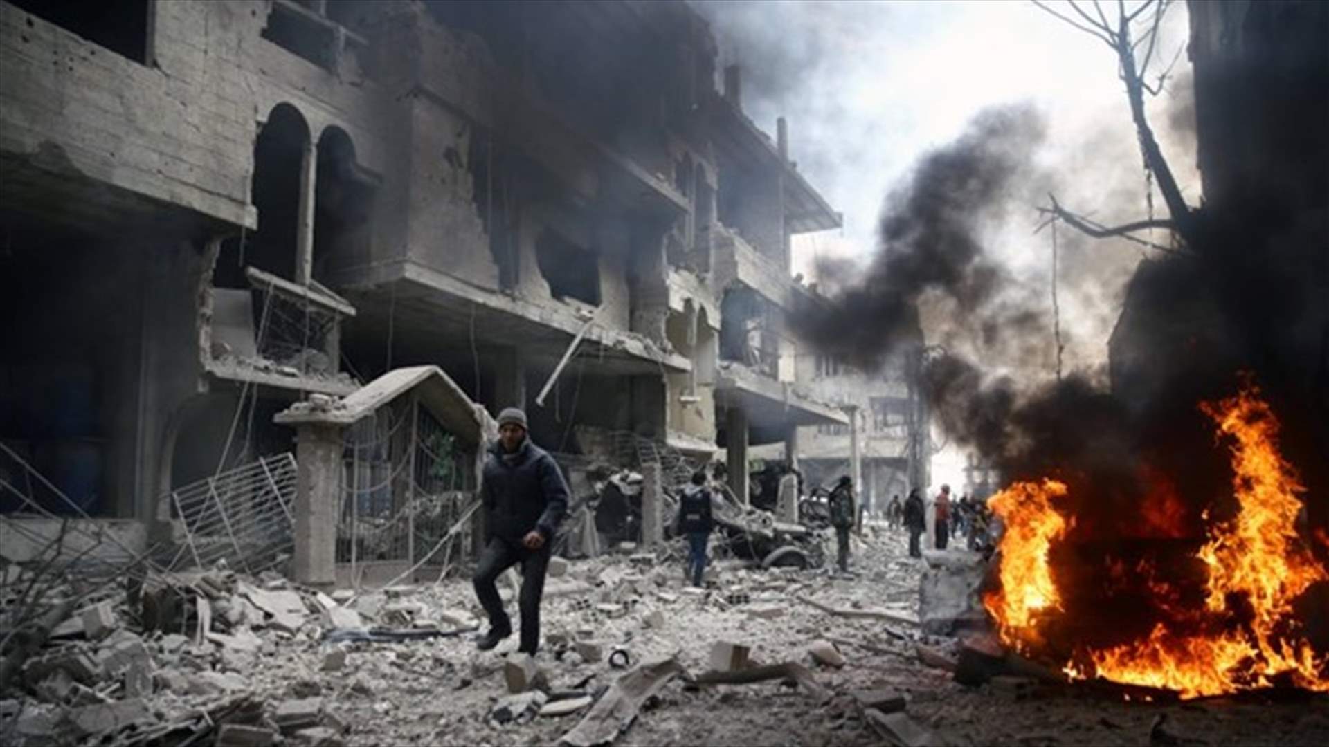 التلفزيون السوري: مقتل 5 في قصف نفذته مجموعات مسلحة في دمشق