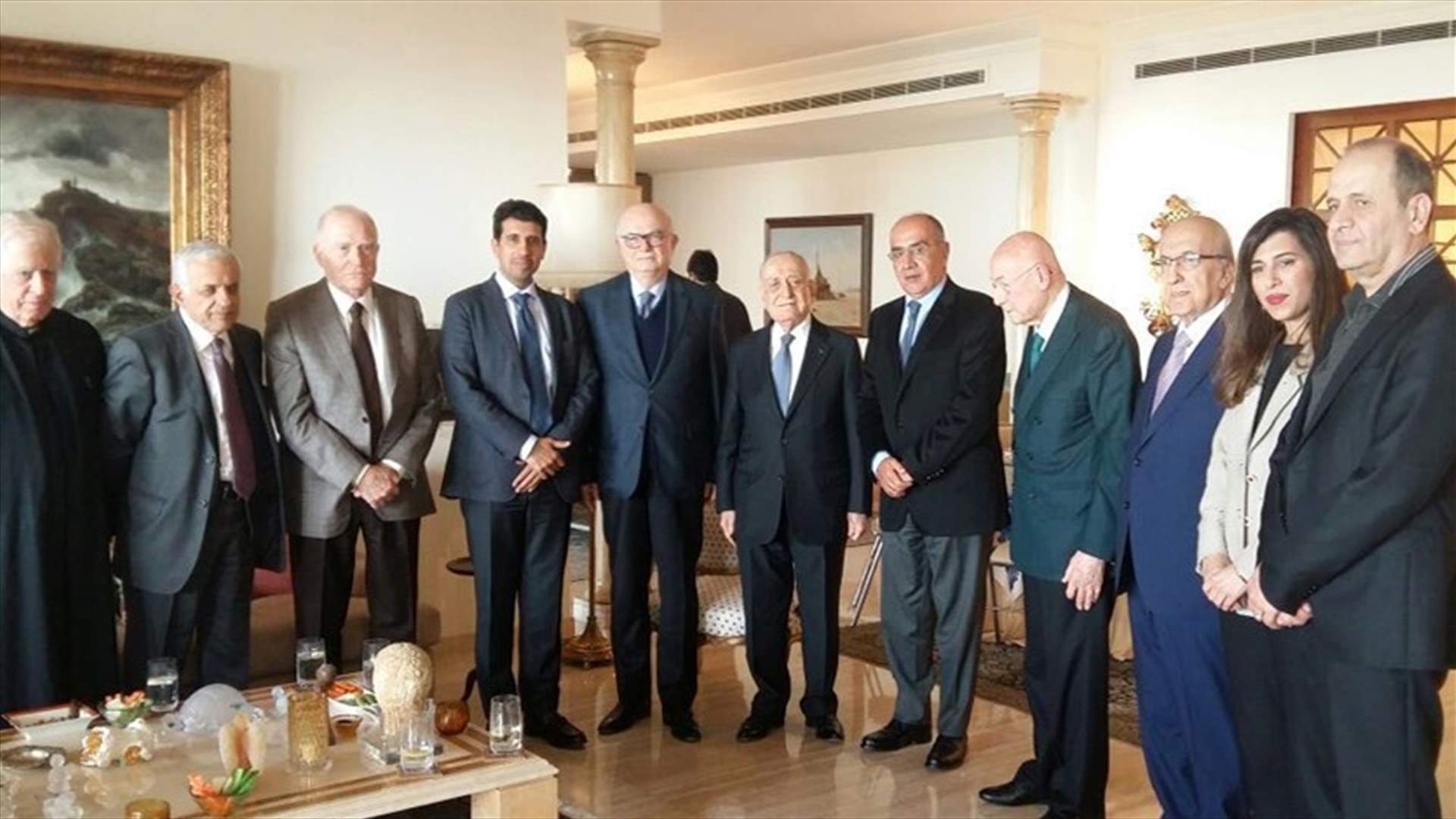 العلاقات اللبنانية - السعودية حاضرة في دارة فارس سعيد
