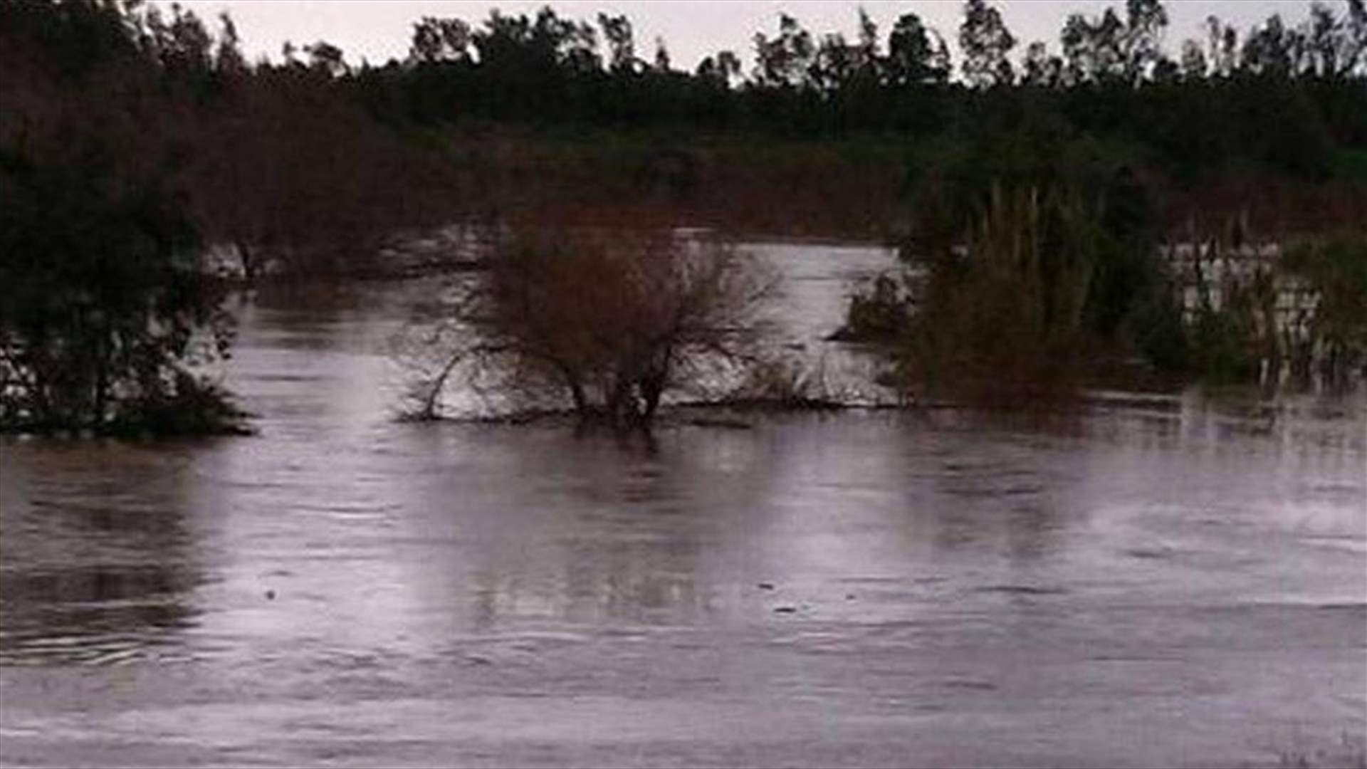 ارتفاع منسوب النهر الكبير ومياهه غمرت المنازل والمزروعات