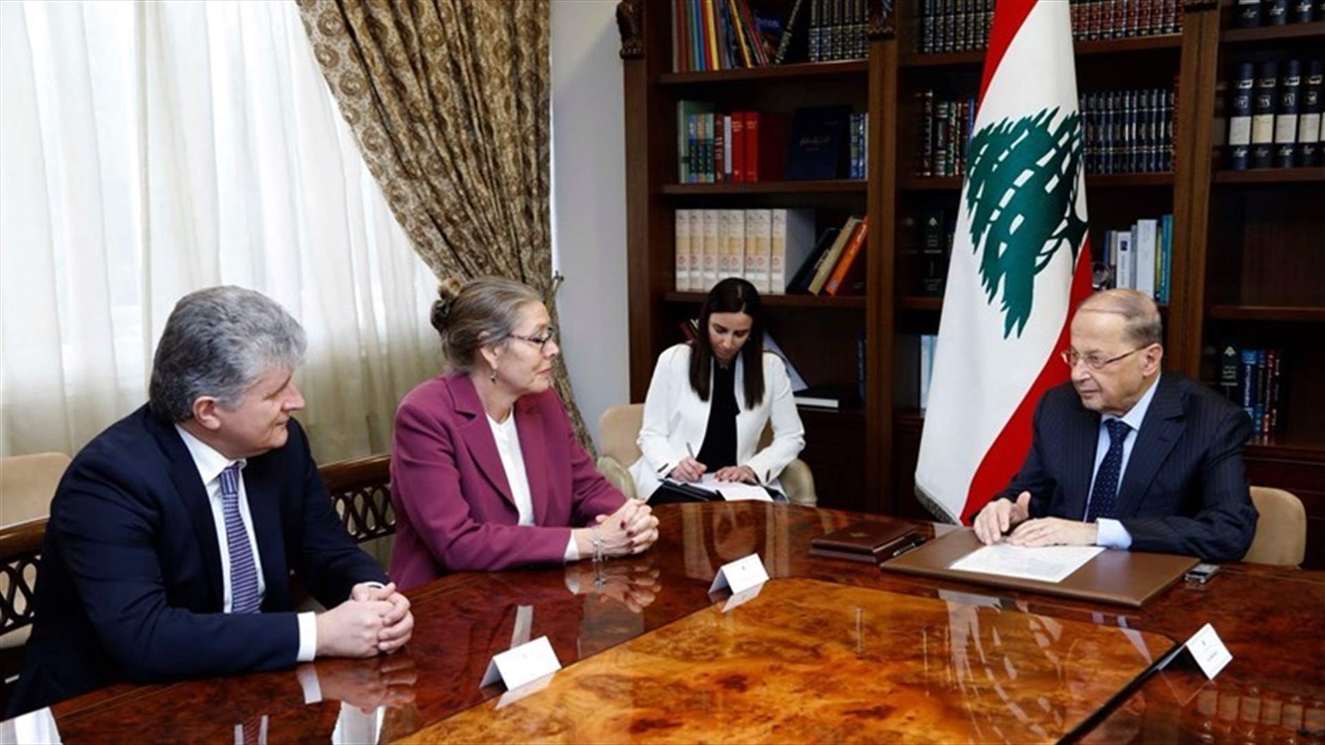 President Aoun to UN Under-Secretary General: To prevent Israel from building concrete wall