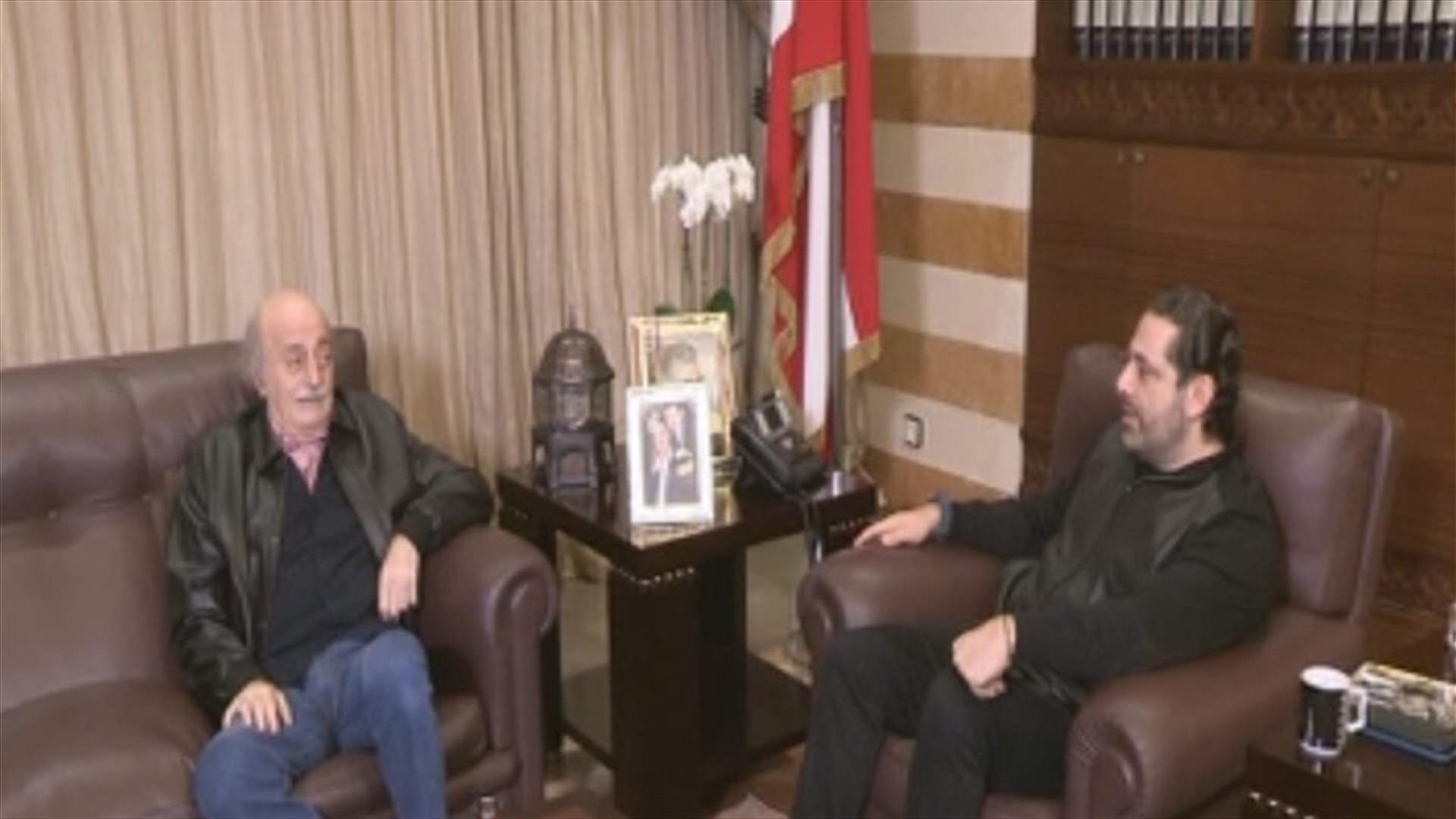 الحريري بعد لقائه جنبلاط: الرئيس بري "بيمون"