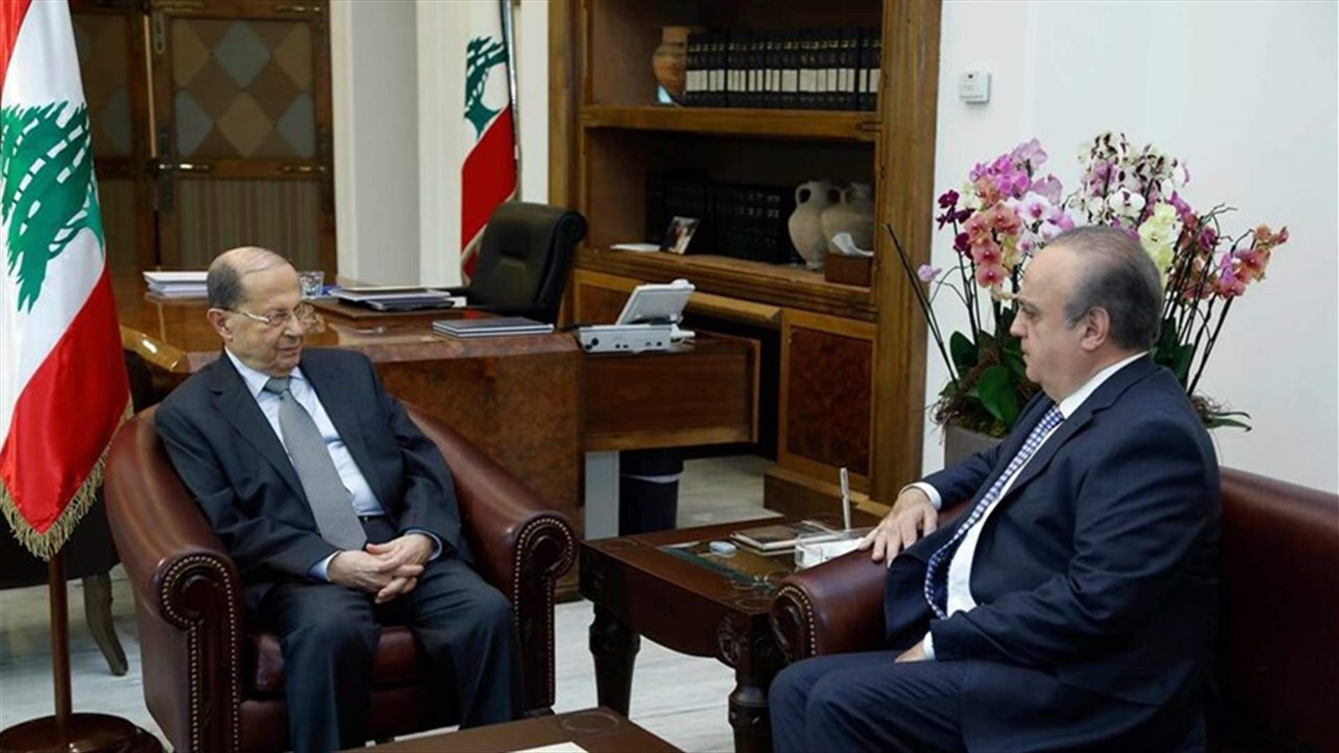 وهاب: لمست من الرئيس عون كل الحرص على إنتظام المؤسسات والتهدئة