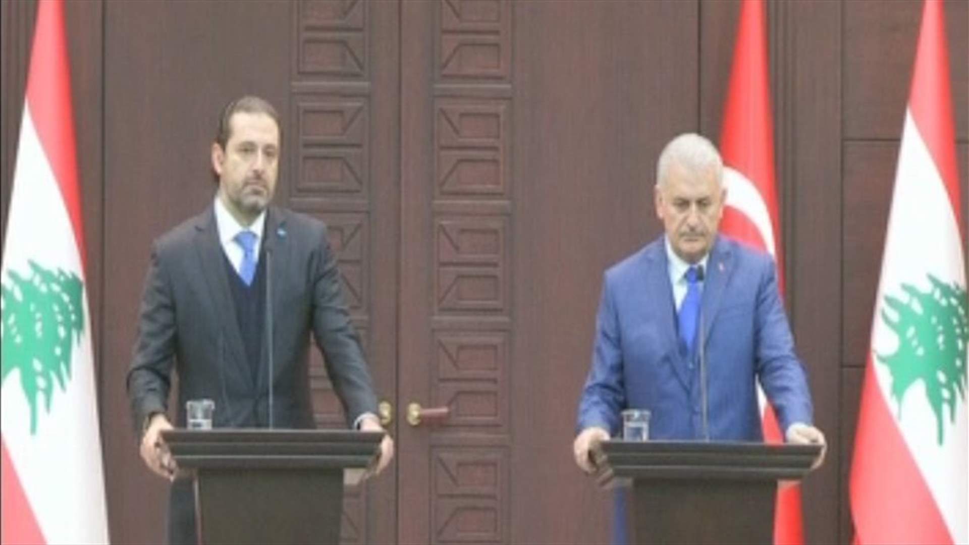 Hariri from Ankara: Lebanon wants to guarantee Syrian refugees’ safe return