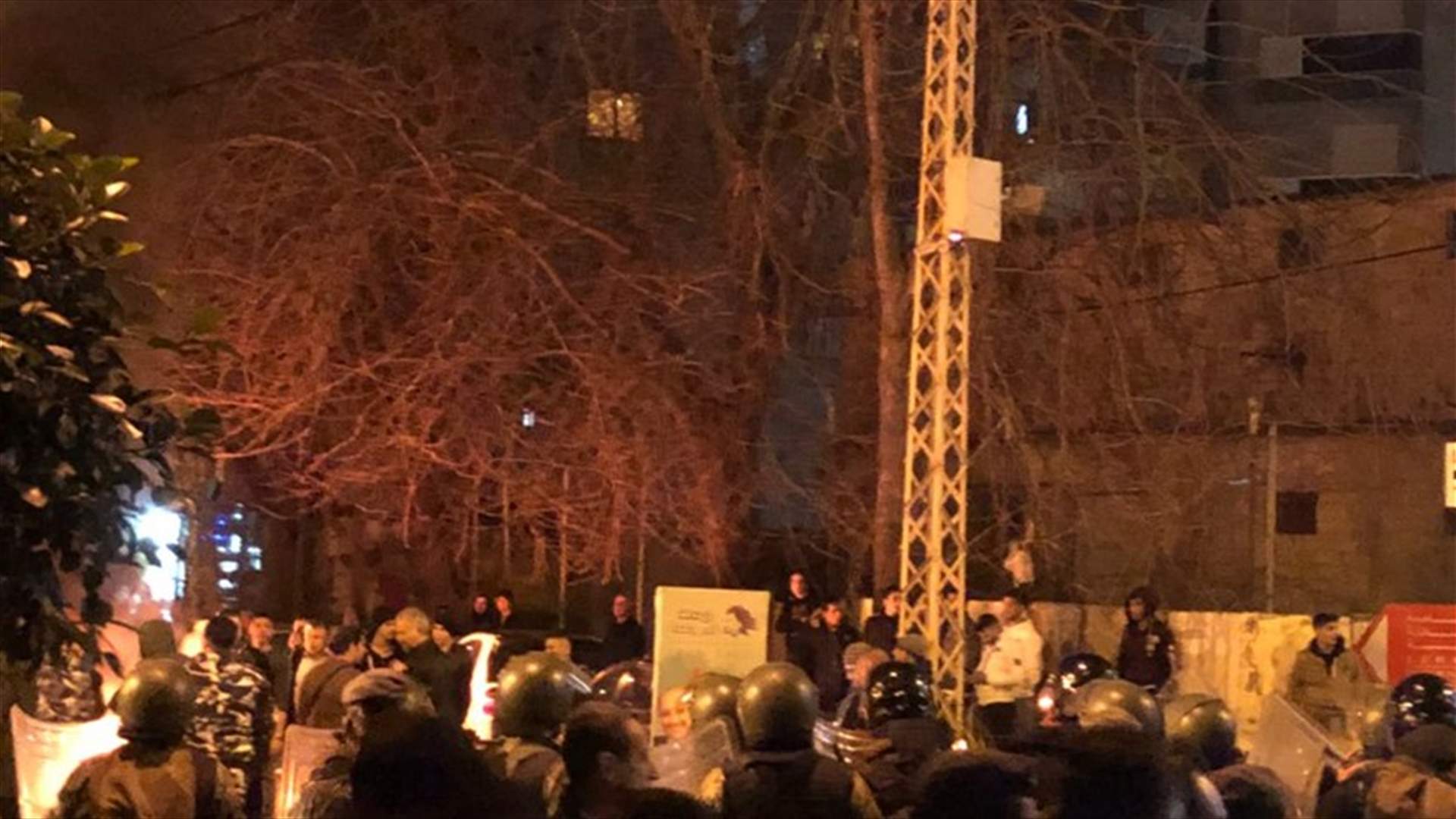 ماذا حصل في منطقة الحدث؟