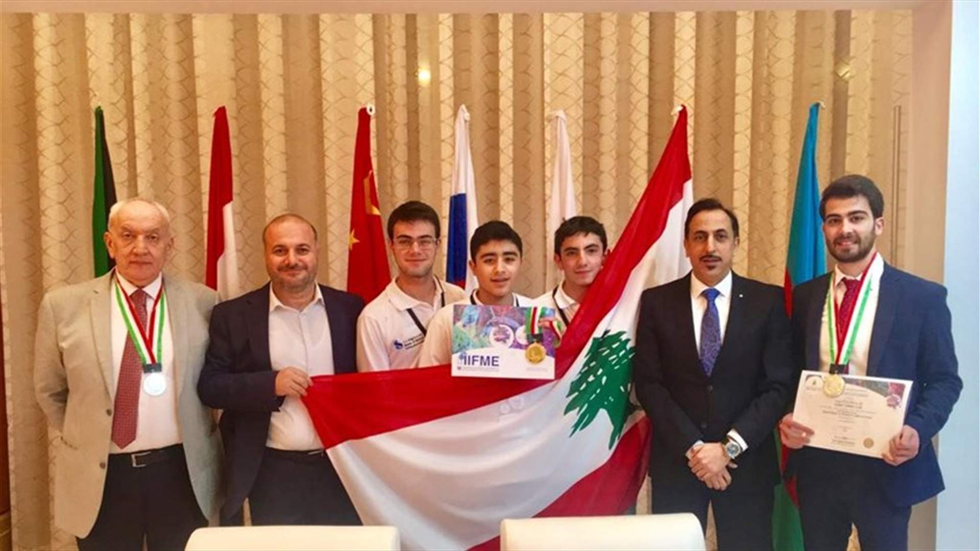 ميدالية ذهبية وفضيتان للبنان في المعرض الدولي للاختراعات في الكويت