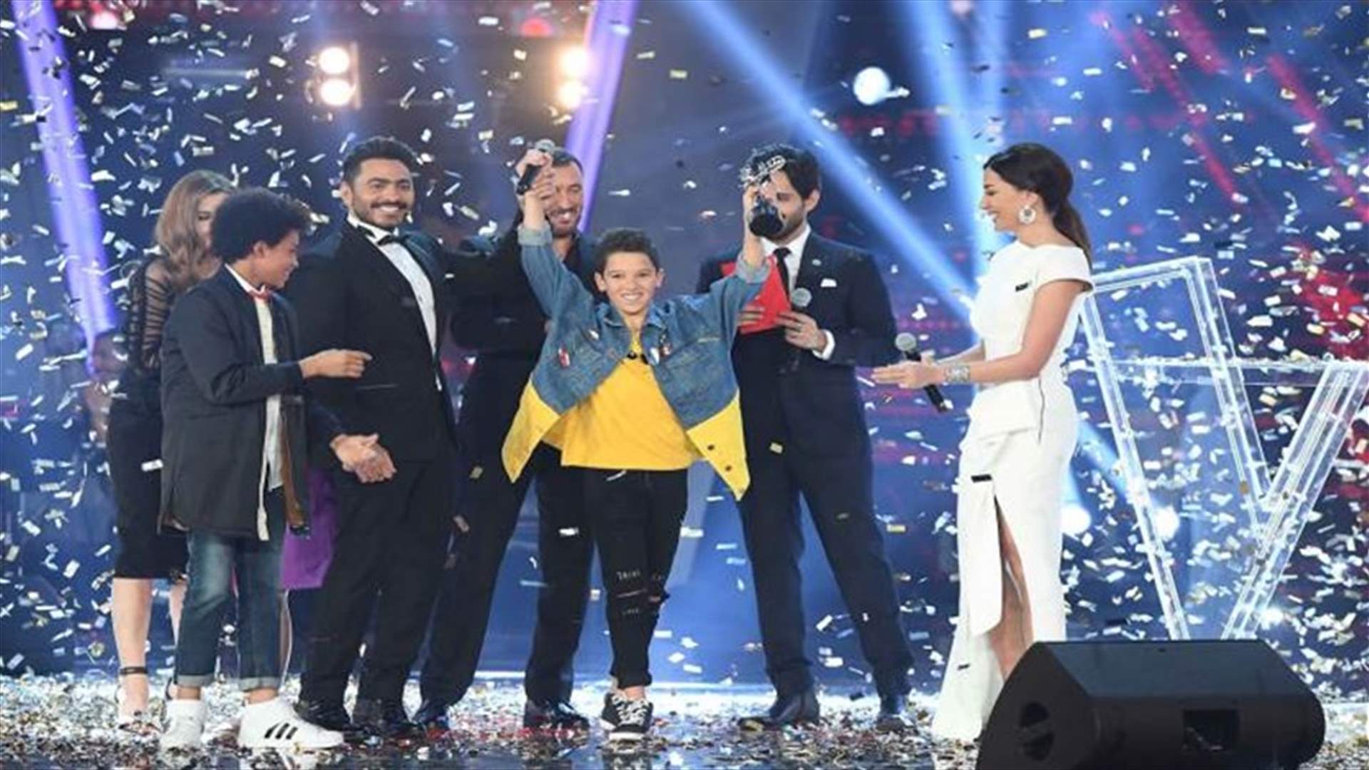 بالفيديو – لحظة إعلان فوز حمزة لبيض بلقب "أحلى صوت"