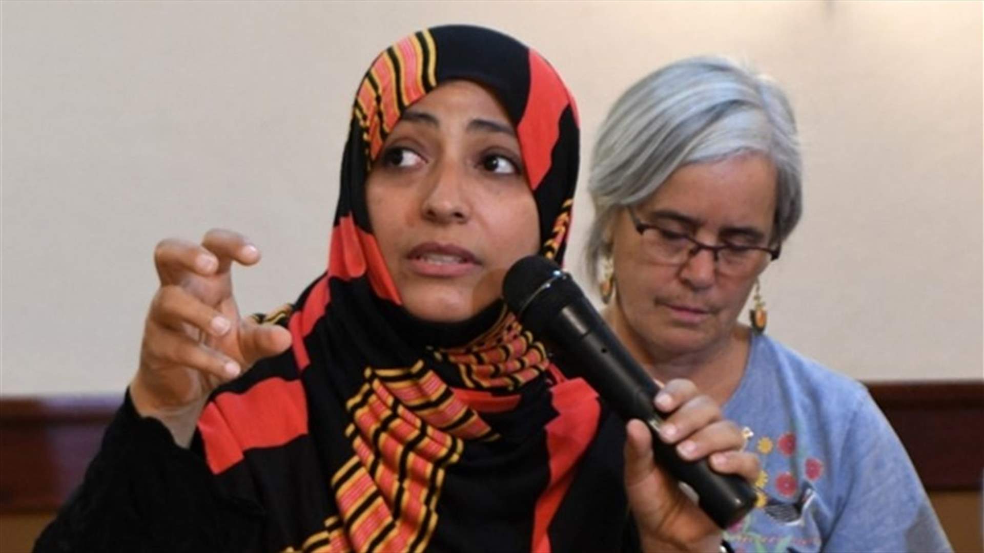 Yemen Islamist party suspends membership of Nobel laureate Karman
