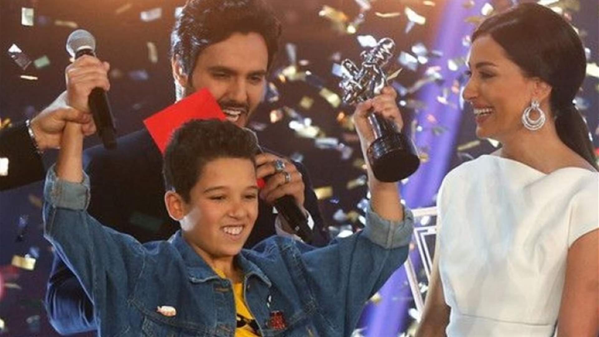 بالصور والفيديو- هكذا هنأ الفنانون المغاربة حمزة على فوزه في The Voice Kids
