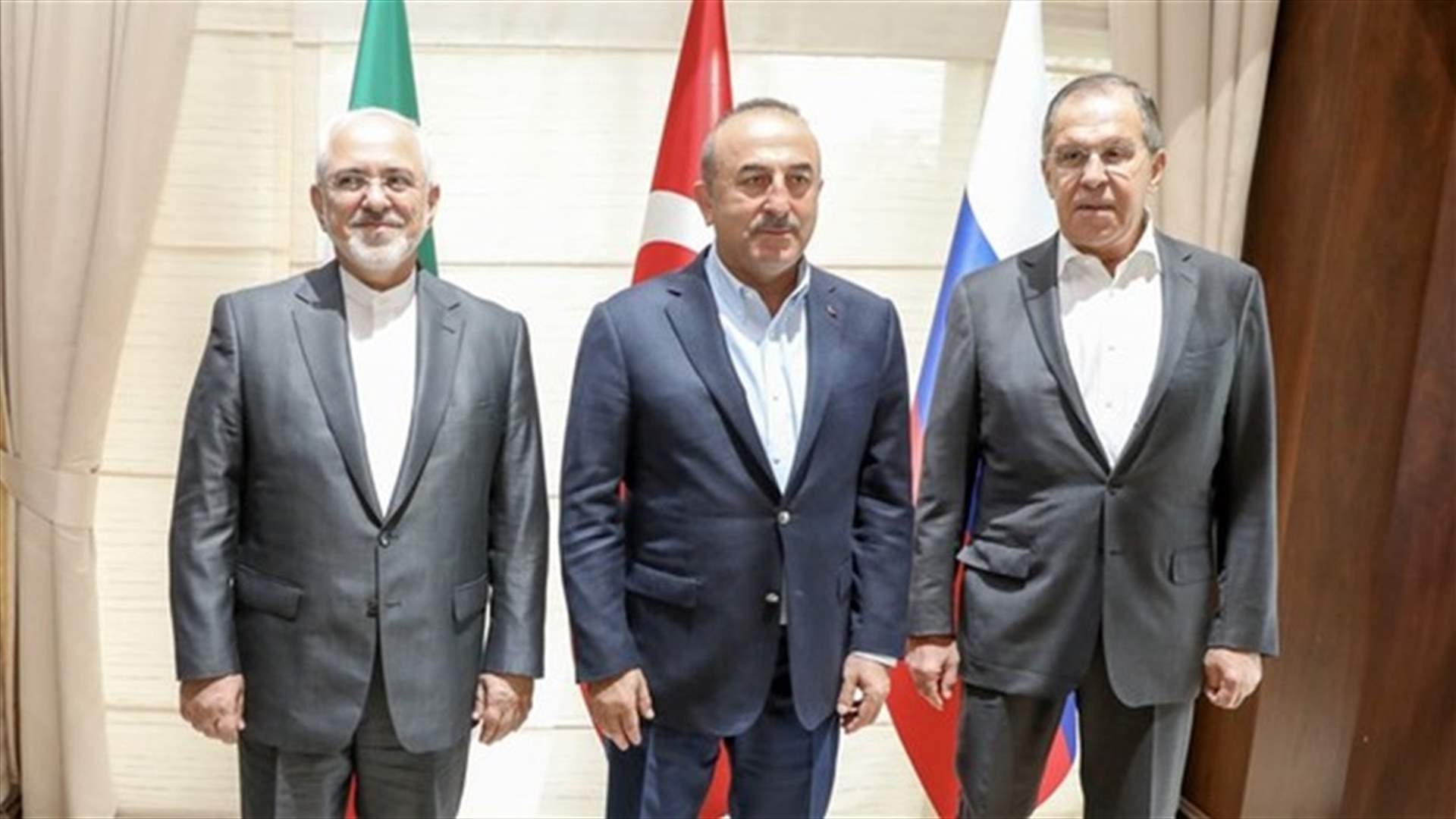 وزراء خارجية روسيا وإيران وتركيا يبحثون ملف سوريا الشهر المقبل