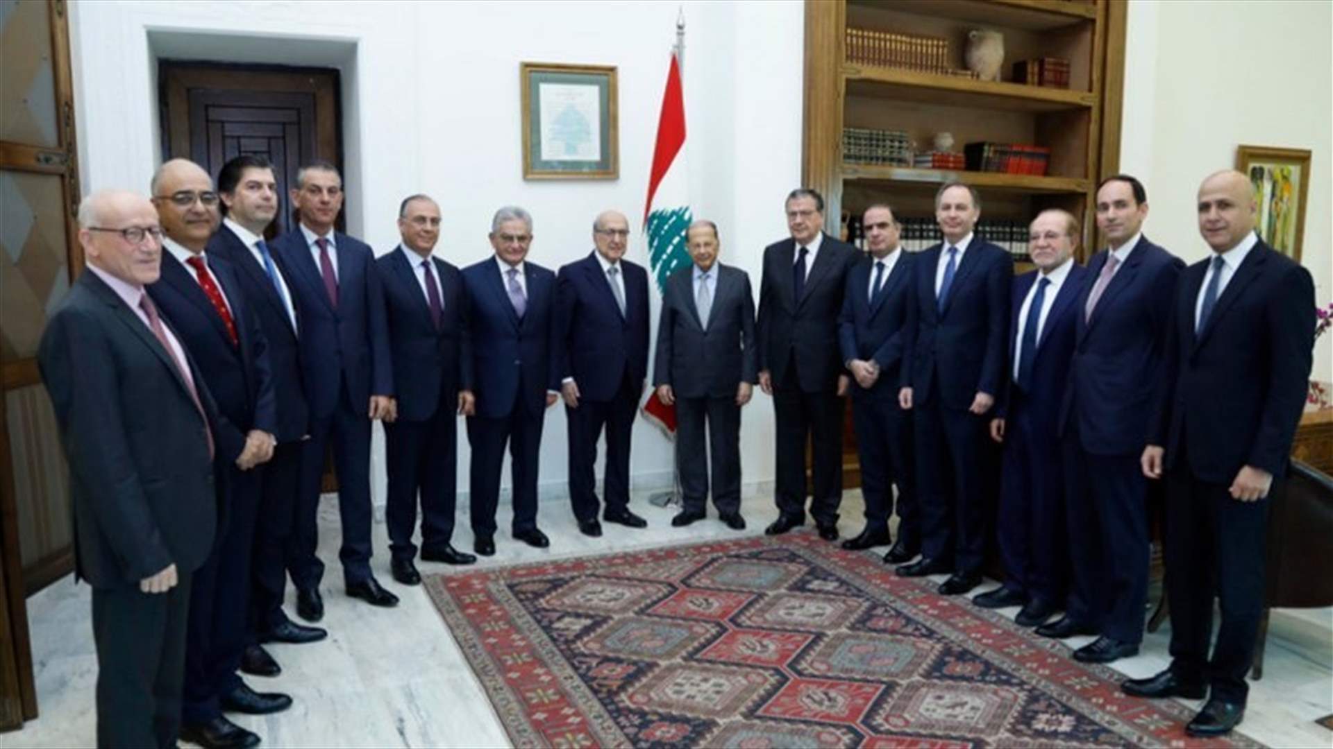 Aoun calls on Banks Association to continue granting loans that would support middle class