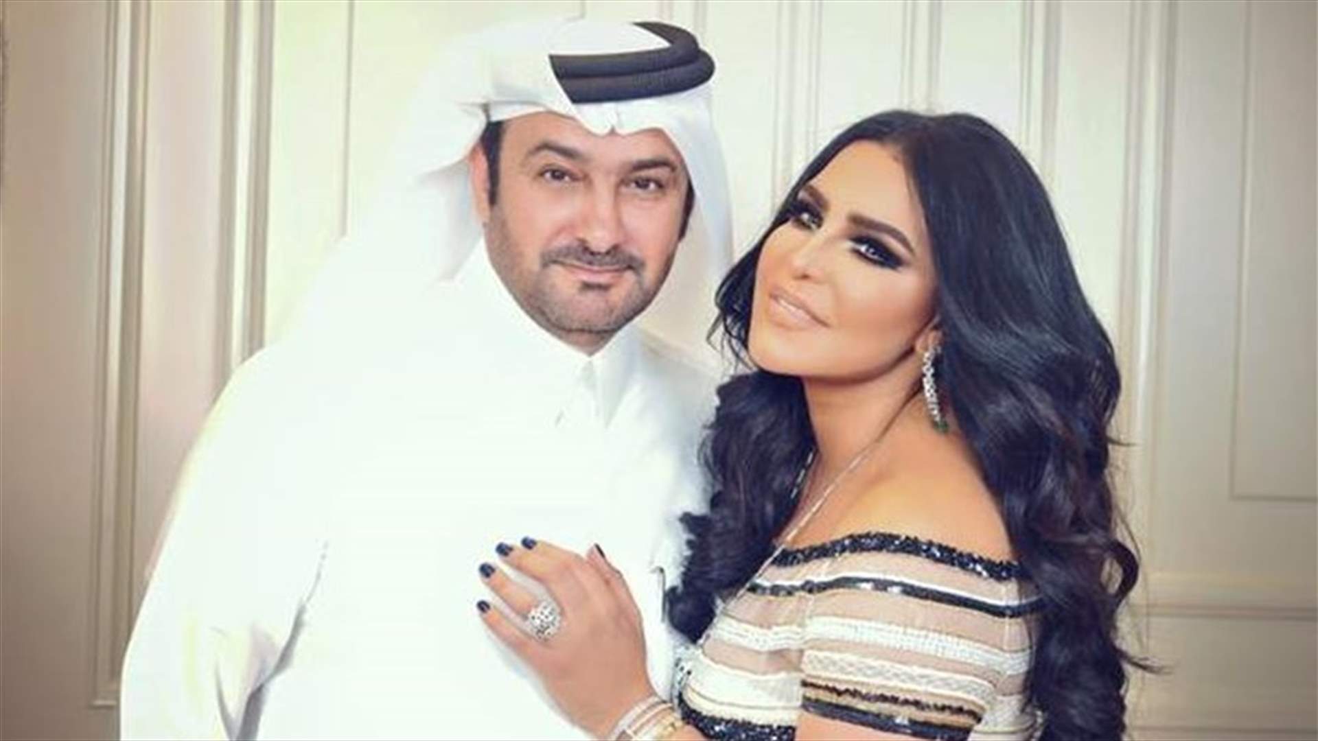 بالصورة – هكذا عايد مبارك الهاجري زوجته أحلام بعيد ميلادها!