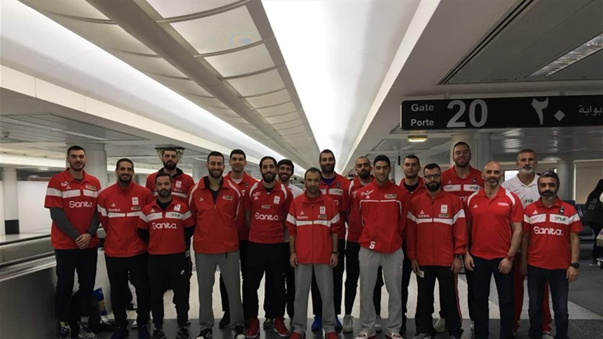 منتخب لبنان للرجال في كرة السلة الى معسكر تدريبي بقطر