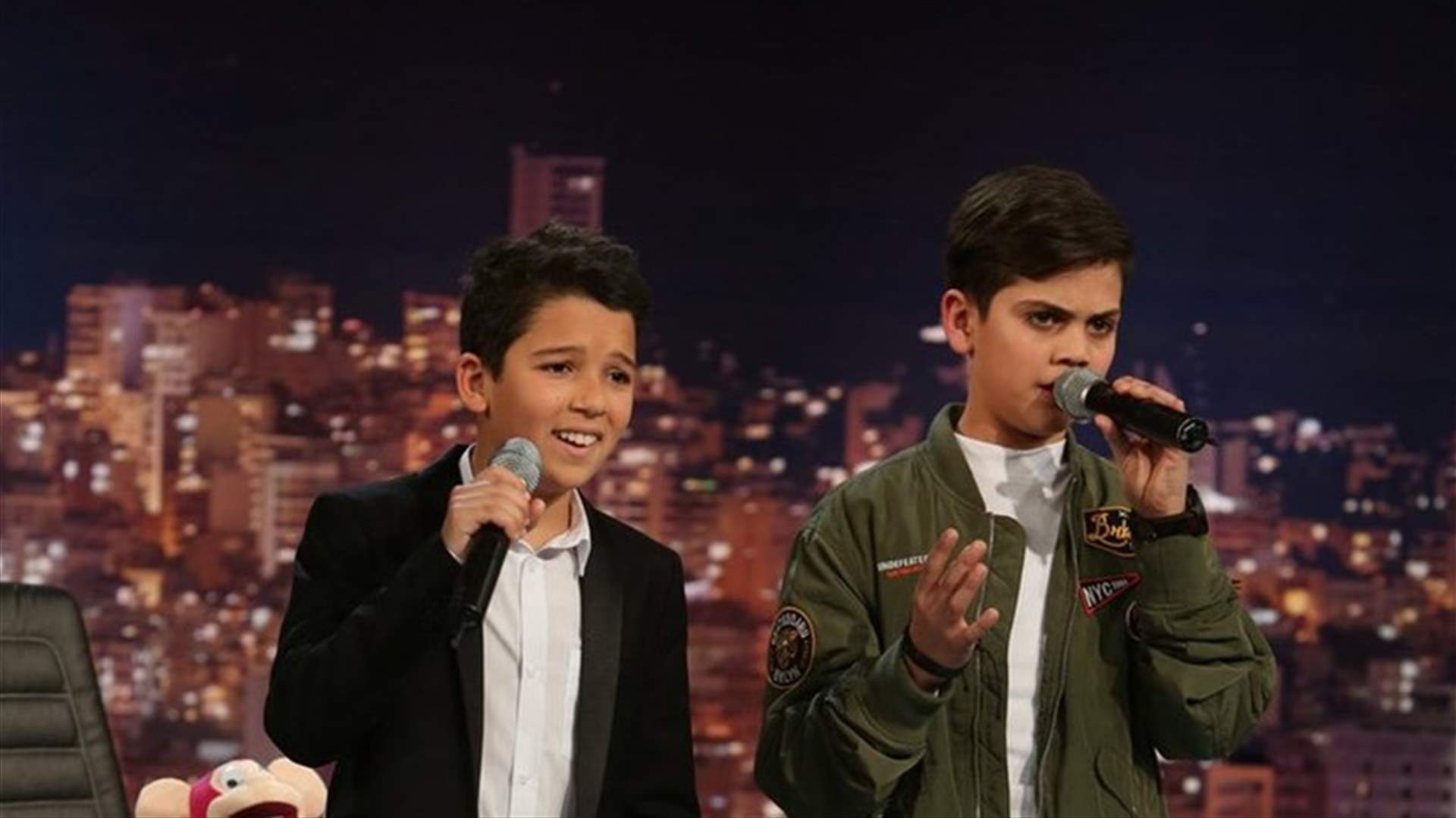 بالفيديو- "قمرين" The Voice Kids  يغنيان للراحل ملحم بركات
