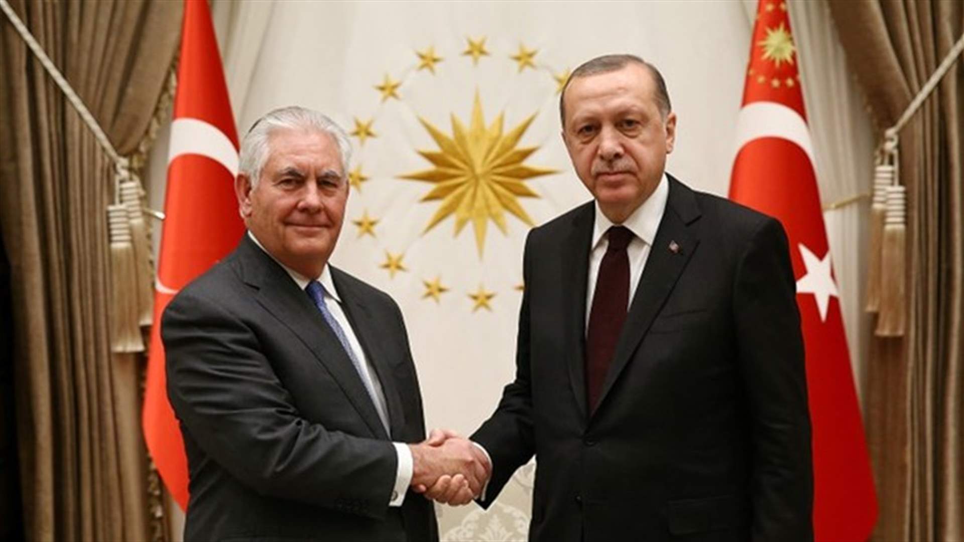 إردوغان نقل لتيلرسون تطلعاته بشأن سوريا