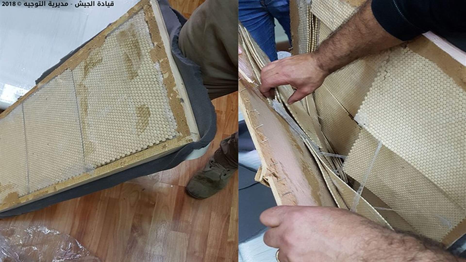 بالصور- حاول تهريب 55 كلغ من حبوب الكبتاغون عبر شركة شحن