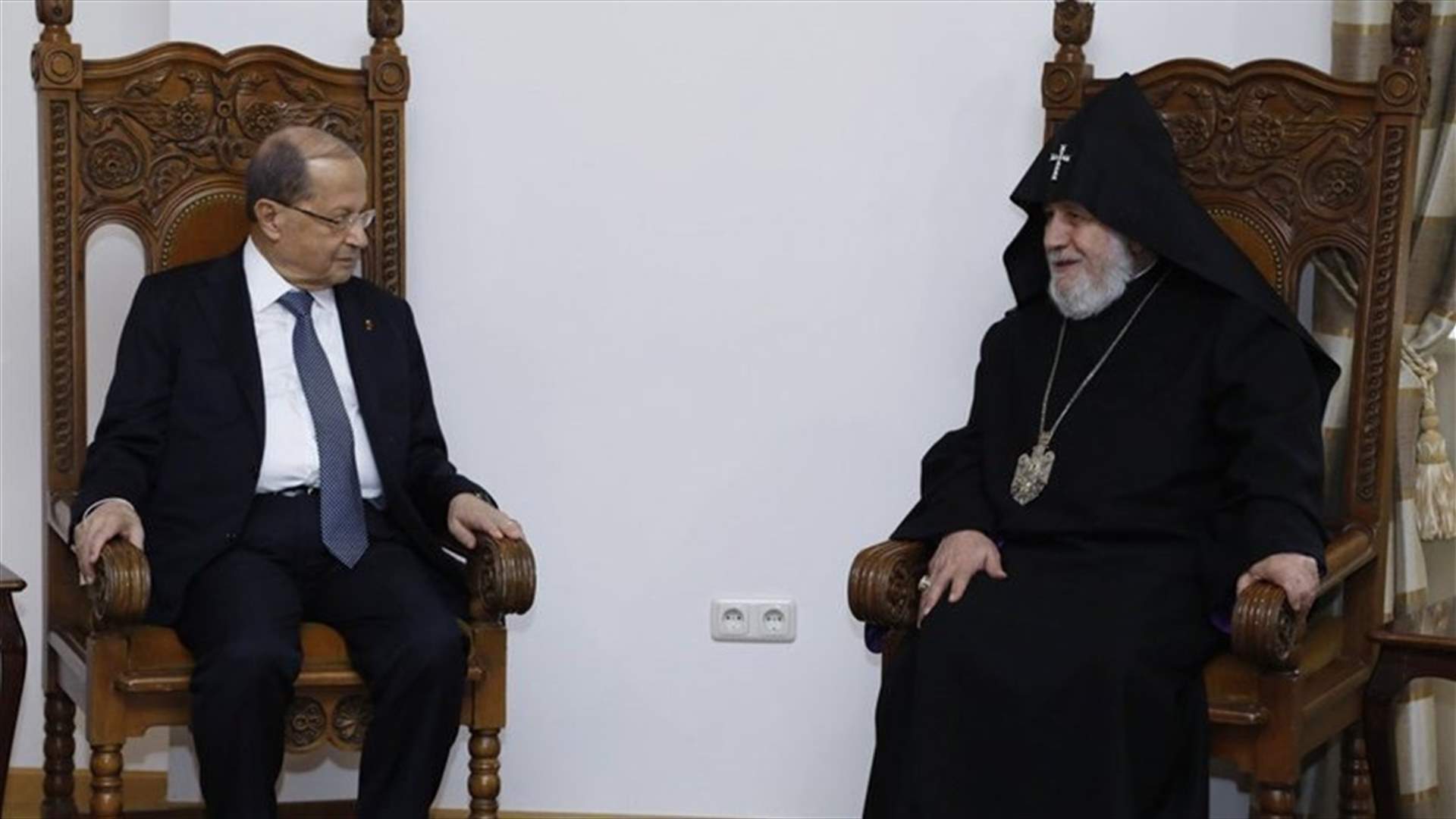 President Aoun from Armenia: This visit aims at boosting bilateral ties