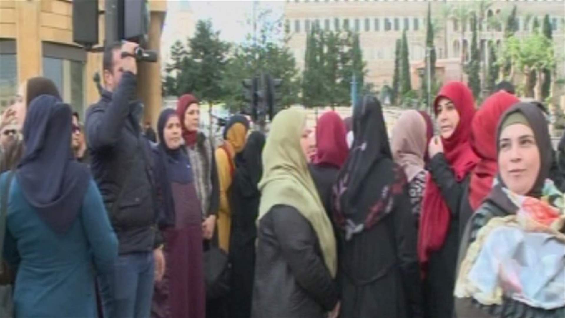اعتصام للجنة متابعة اساتذة التعليم الثانوي