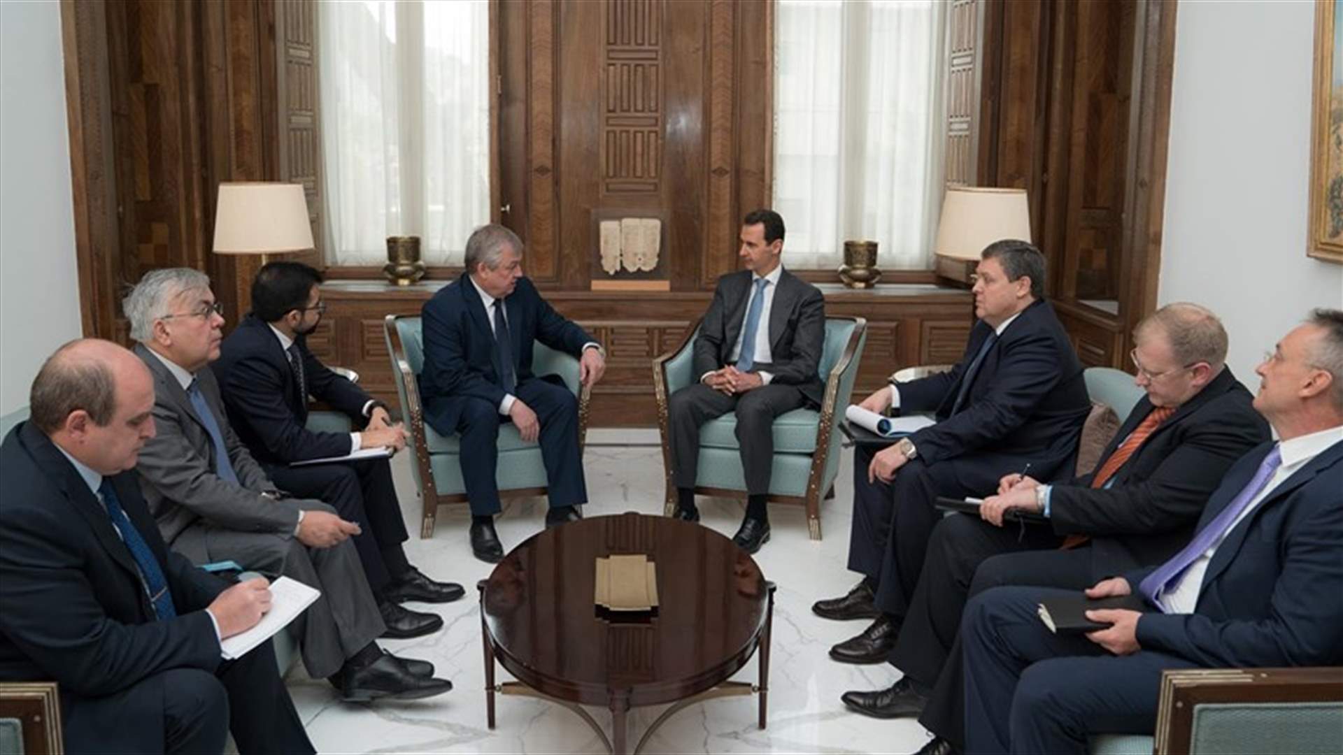 المبعوث الخاص للرئيس الروسي يلتقي الاسد