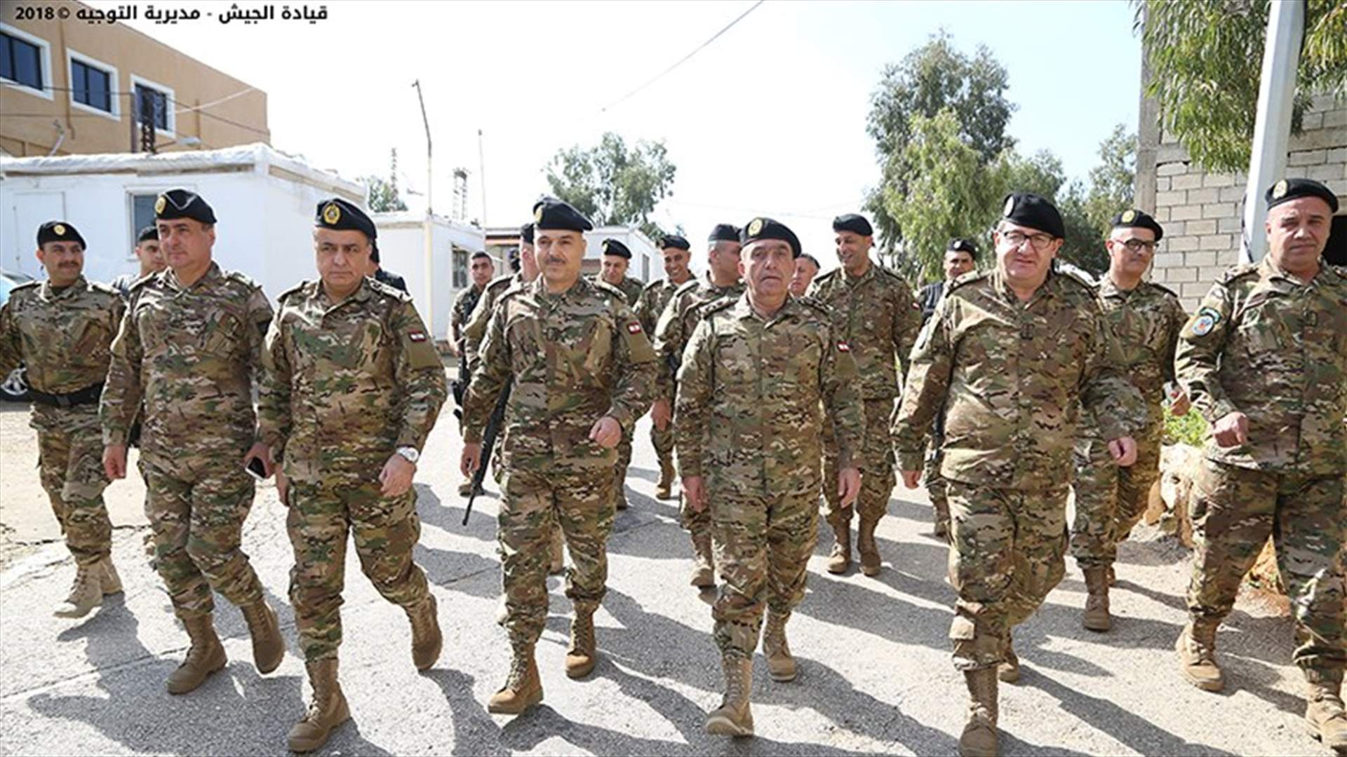 بالصور- رئيس الأركان تفقد قيادتي قطاع جنوب الليطاني ولواء المشاة الخامس