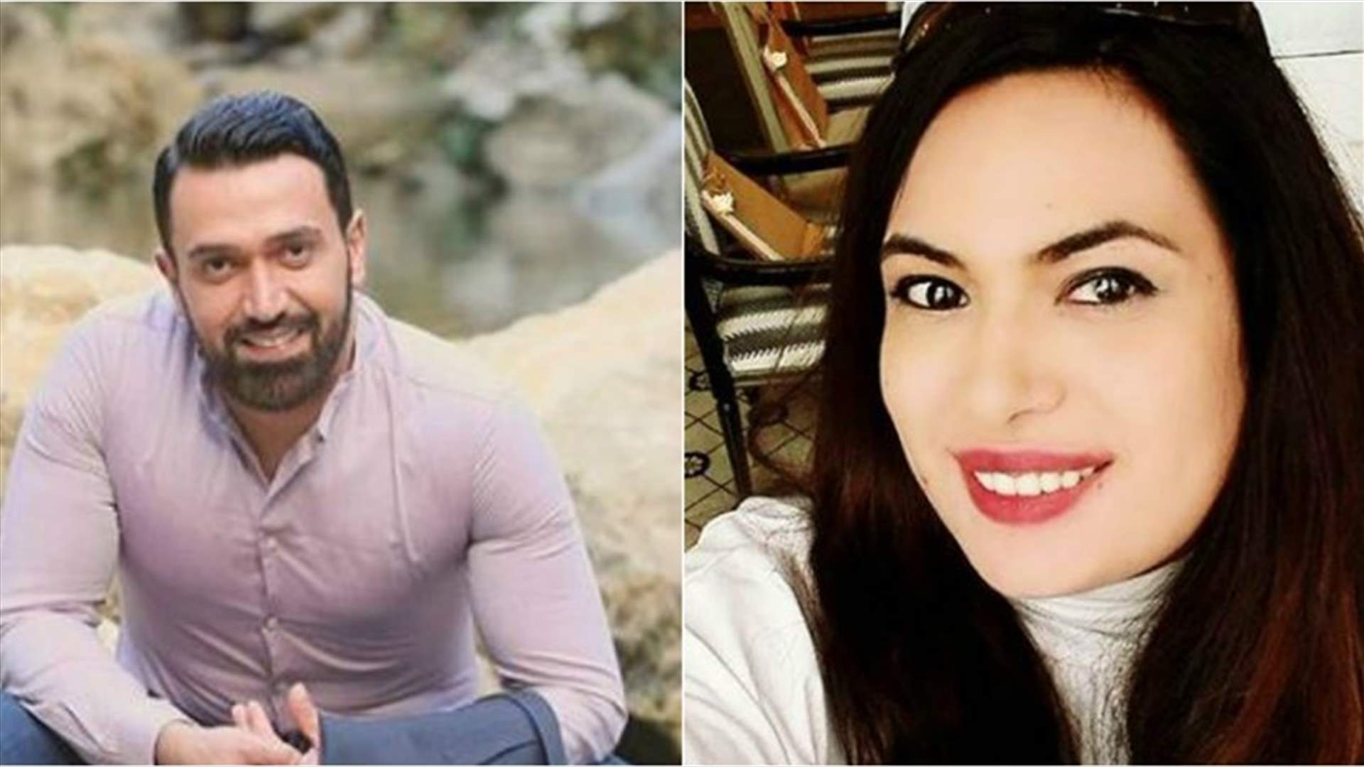 صورة تجمع لمى مرعشلي وطارق سويد..." بلشنا نفكر جدياً بالموضوع"