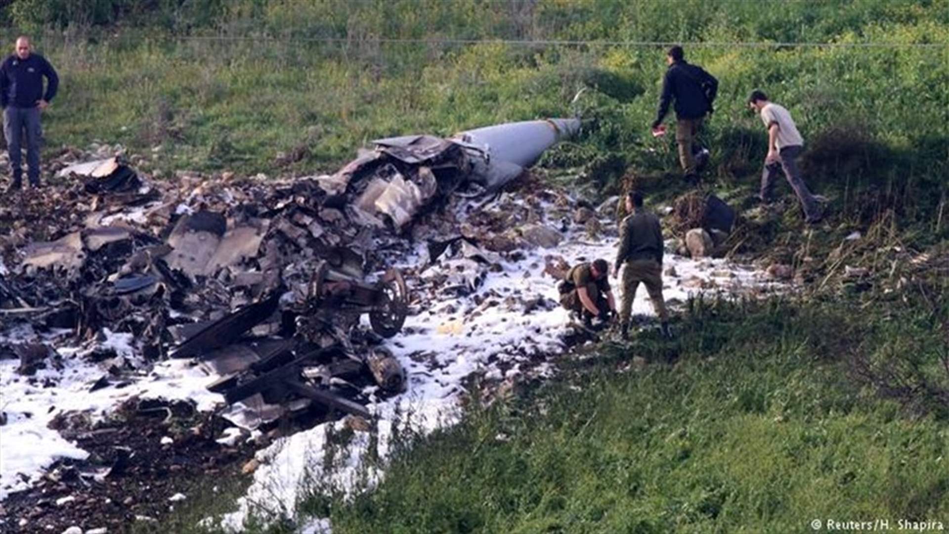 إسرائيل: خطأ طاقم الطائرة المقاتلة كان سبب إسقاطها بصاروخ سوري